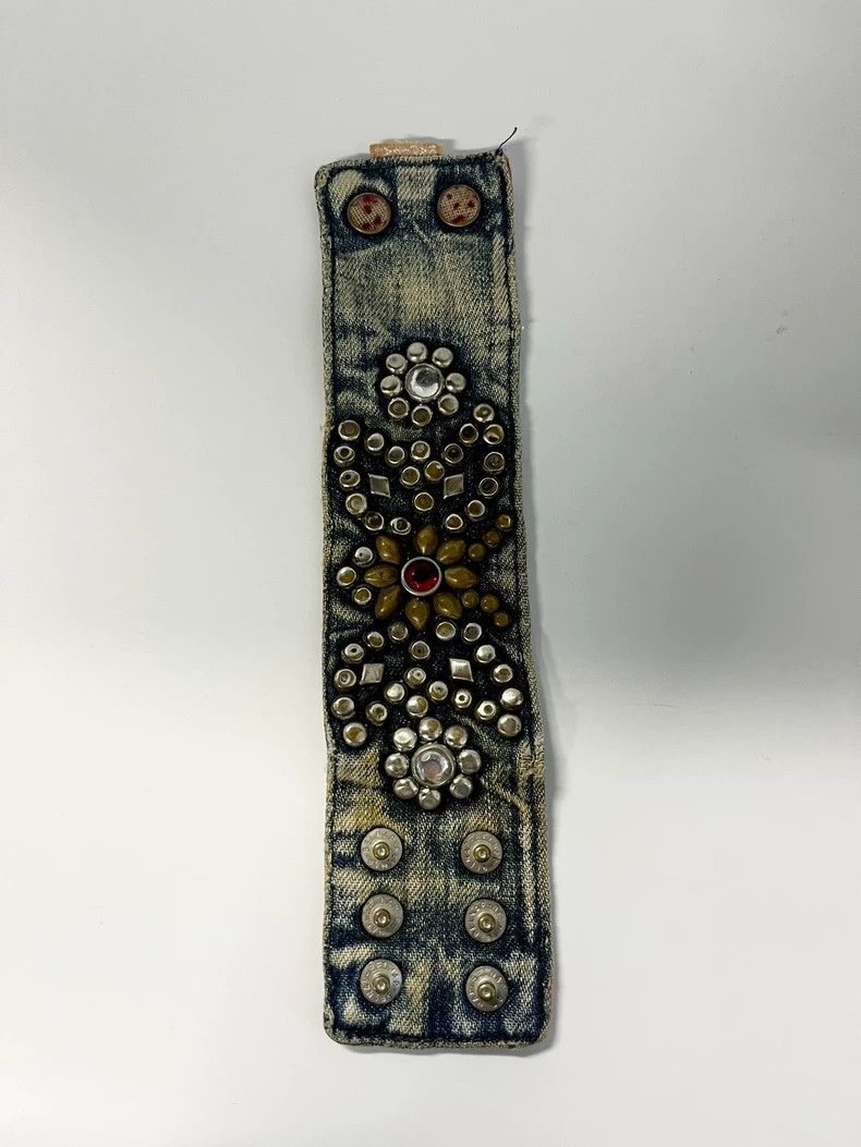 Kapital Kapital Studded Denim Butterfly Cuff Bracelet Size ONE SIZE - 5 Thumbnail