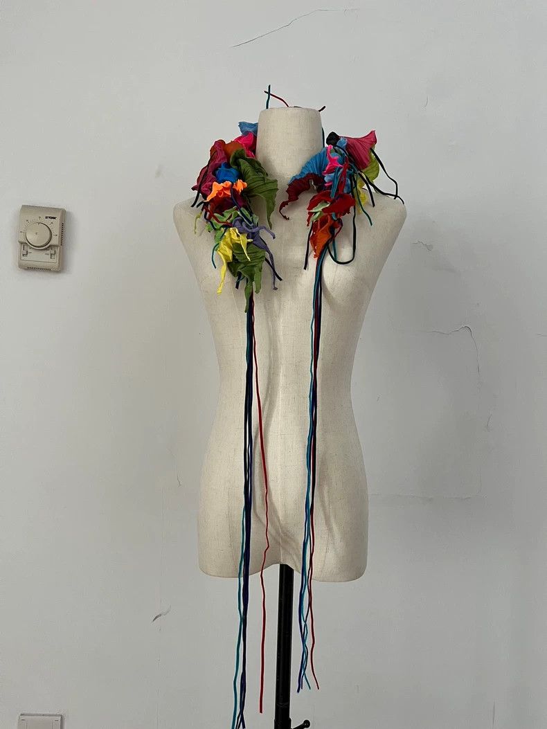 Issey Miyake Issey Miyake Colorful Pleated Necklace Accessory Size ONE SIZE - 6 Thumbnail
