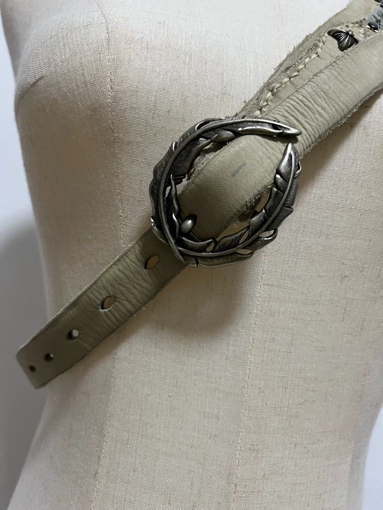 14th Addiction 14th Addition Stylish Leather Belt Size ONE SIZE - 2 Thumbnail