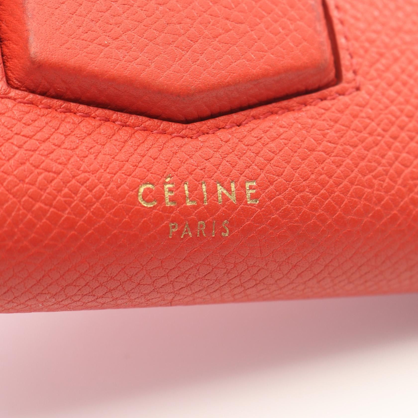 Celine Celine Celine Trotteur Leather Wallet Leather Short Wallet 107863 Size ONE SIZE - 4 Thumbnail