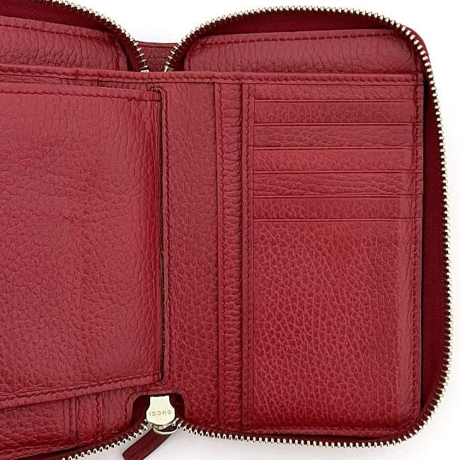 Gucci GUCCI Red Leather Size ONE SIZE - 3 Thumbnail