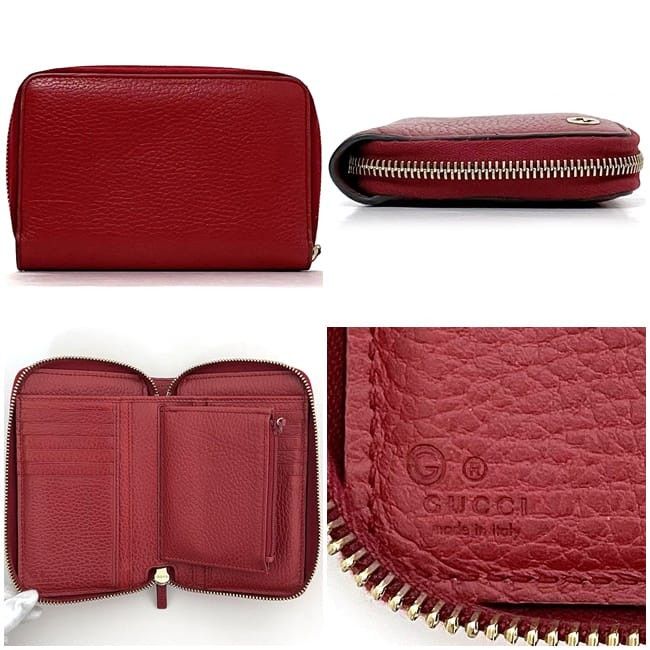 Gucci GUCCI Red Leather Size ONE SIZE - 2 Thumbnail