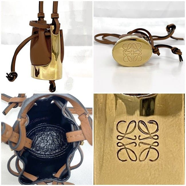 Loewe LOEWE Brown Leather Size ONE SIZE - 2 Thumbnail