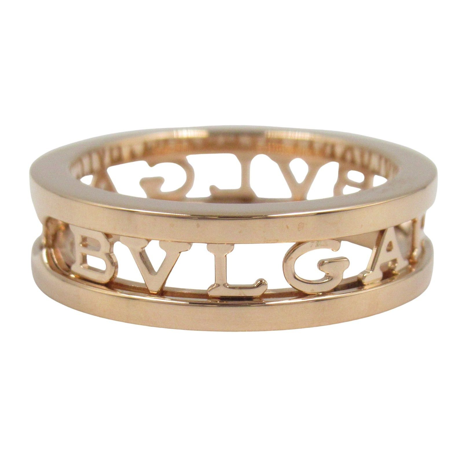 Bvlgari Bvlgari B Zero One Logo Spiral Ring K18Pg (Pink Gold) Gold Size ONE SIZE - 2 Thumbnail