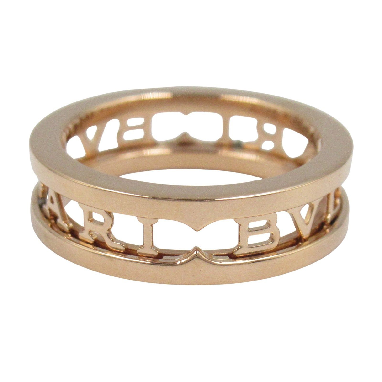 Bvlgari Bvlgari B Zero One Logo Spiral Ring K18Pg (Pink Gold) Gold Size ONE SIZE - 3 Thumbnail