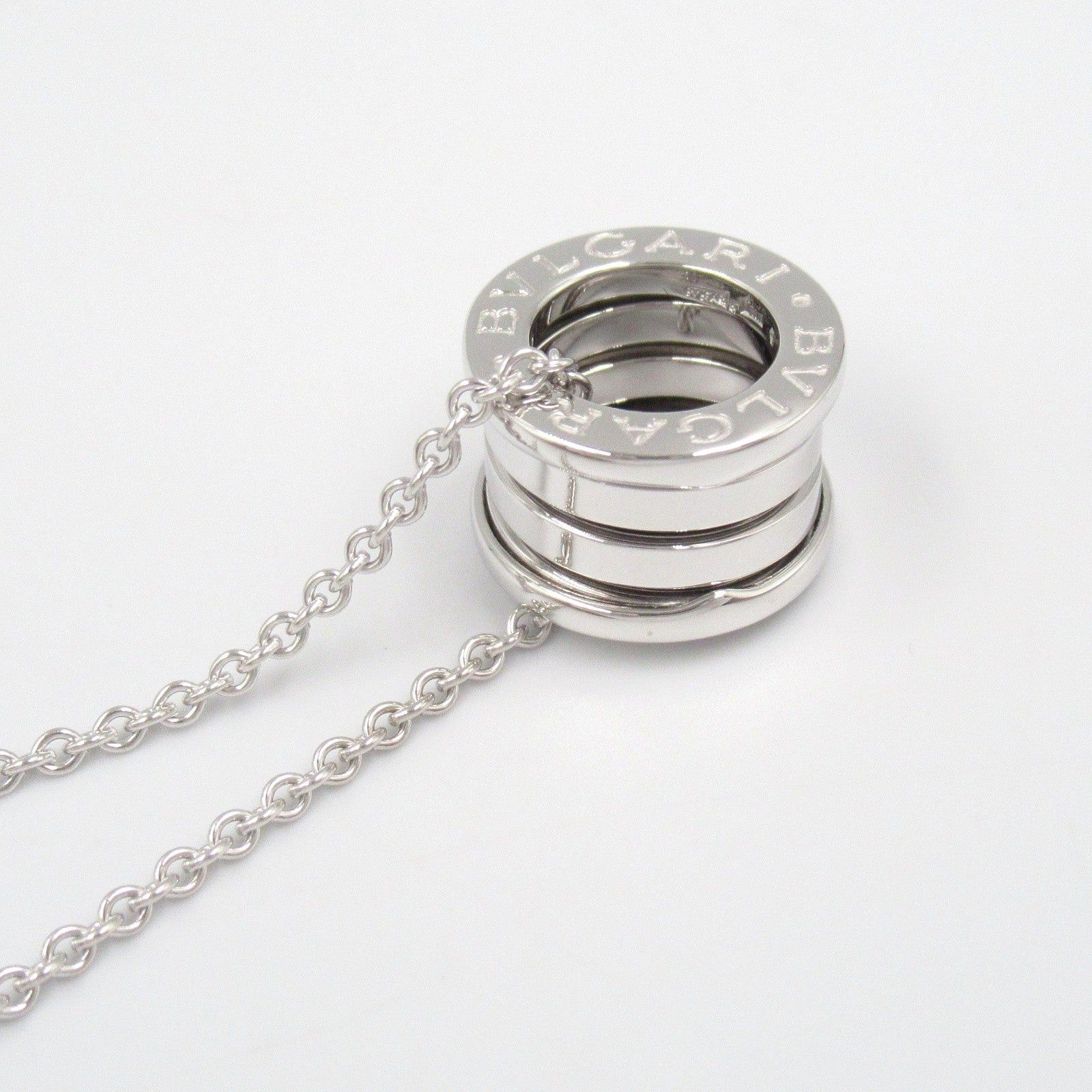 Bvlgari Bvlgari B Zero One Necklace K18Wg (White Gold) Silver Size ONE SIZE - 7 Thumbnail