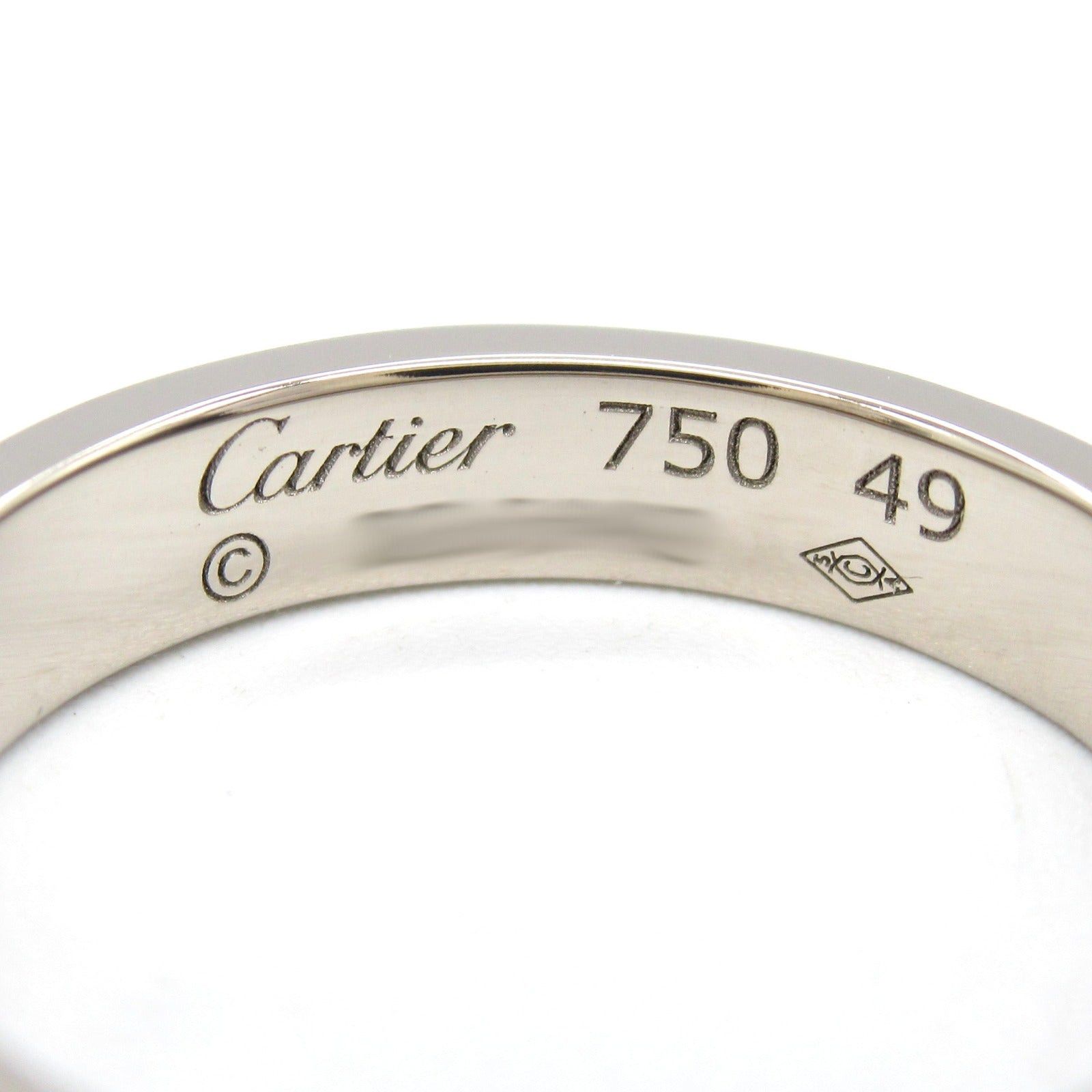 Cartier Cartier Happy Birthday Ring K18Wg (White Gold) Silver Size ONE SIZE - 4 Thumbnail