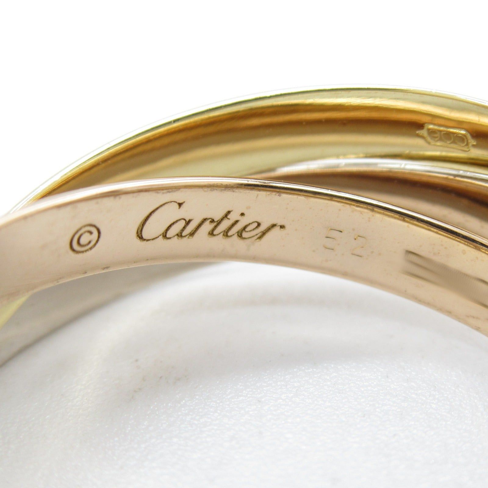 Cartier Cartier Trinity Ring K18 (Yellow Gold) K18Wg (White (Pink Gold Size ONE SIZE - 3 Thumbnail