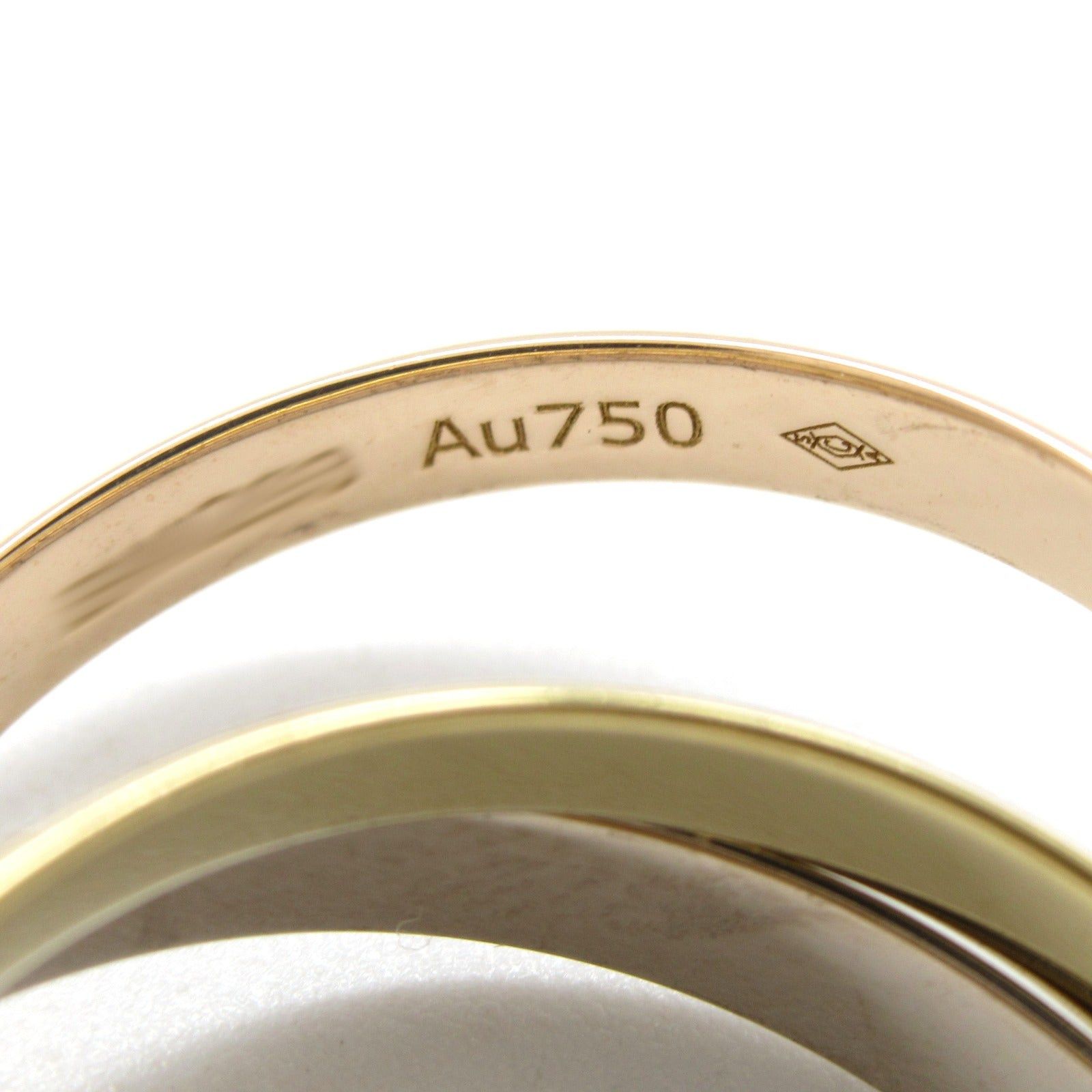 Cartier Cartier Trinity Ring K18 (Yellow Gold) K18Wg (White (Pink Gold Size ONE SIZE - 4 Thumbnail