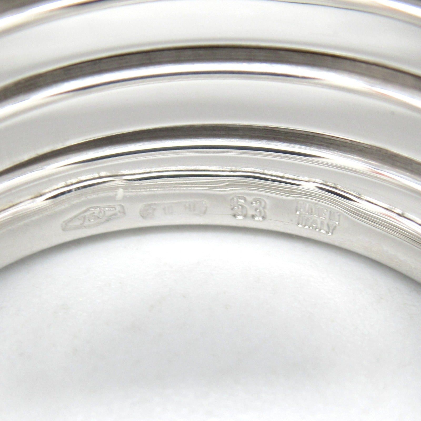 Bvlgari Bvlgari B Zero One Ring 4 Bands K18Wg (White Gold) Silver Size ONE SIZE - 4 Thumbnail