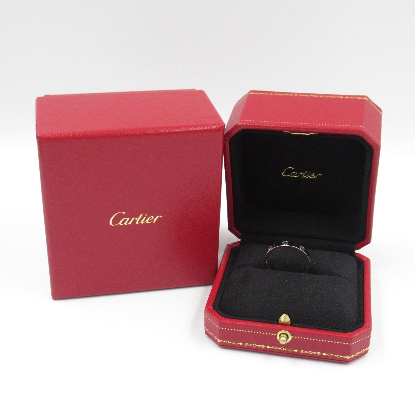 Cartier Cartier Mini Love Ring K18Wg (White Gold) Silver Size ONE SIZE - 7 Thumbnail