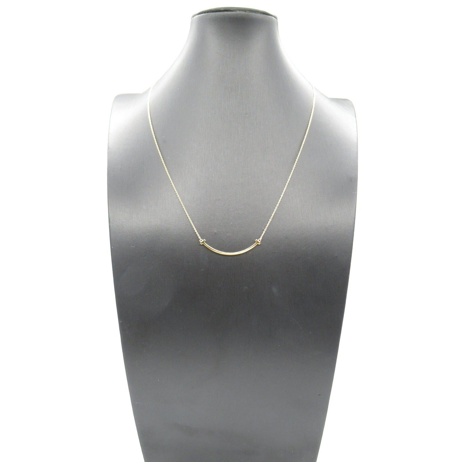 Tiffany & Co. Tiffany Co T-Smile Small Necklace K18 (Yellow Gold) Gold Size ONE SIZE - 7 Thumbnail