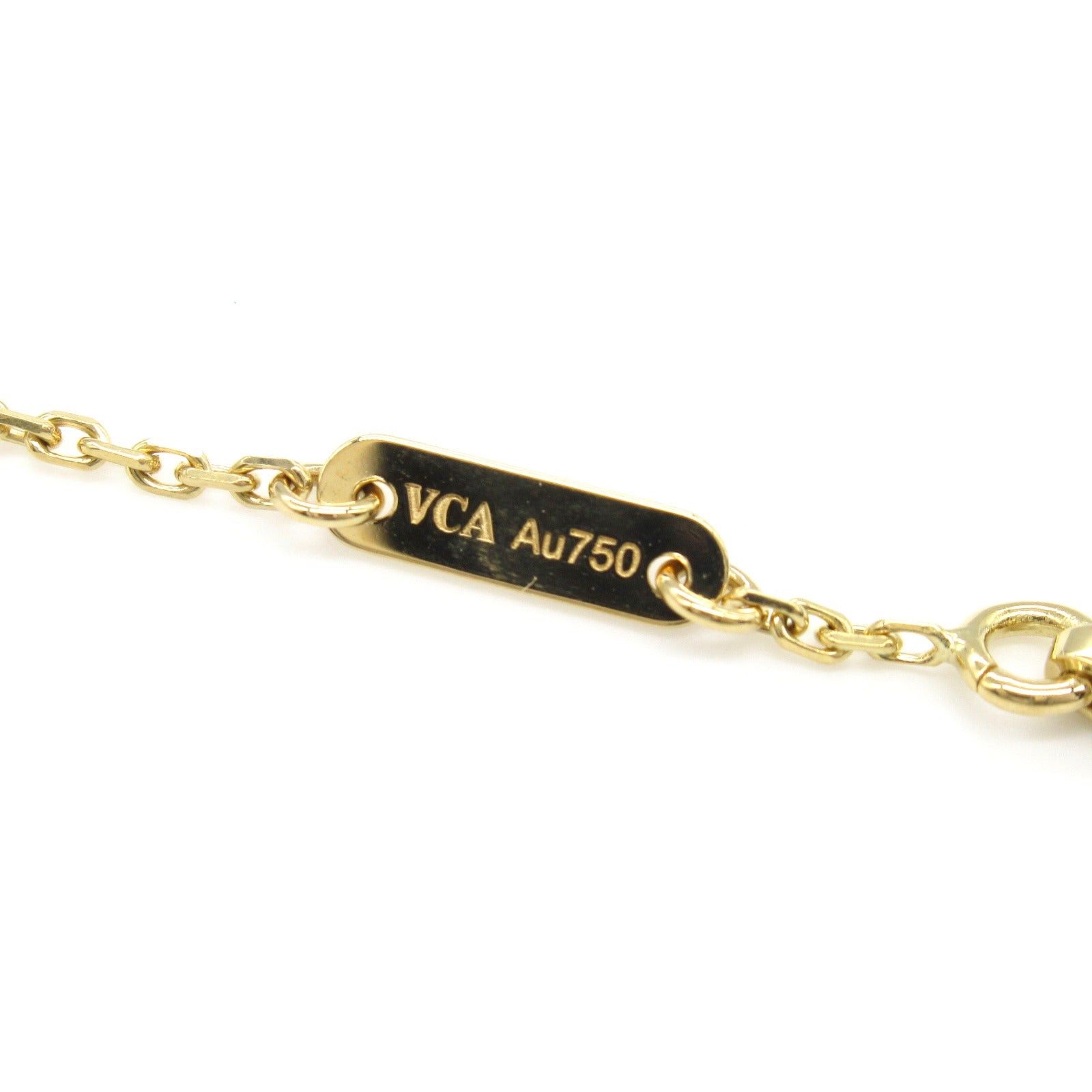 Van Cleef & Arpels Van Cleef Arpels Sweet Alhambra Butterfly Bracelet Mop K18 (Yellow Gold) Mother Of Pearl White Size ONE SIZE - 4 Thumbnail