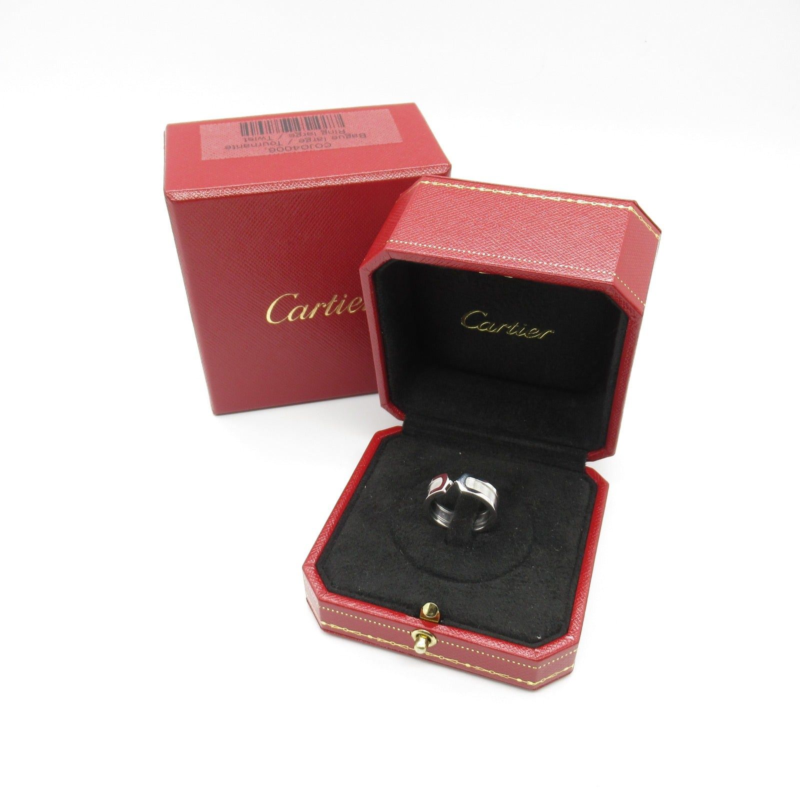 Cartier Cartier 2C Ring K18Wg (White Gold) Silver Size ONE SIZE - 5 Thumbnail