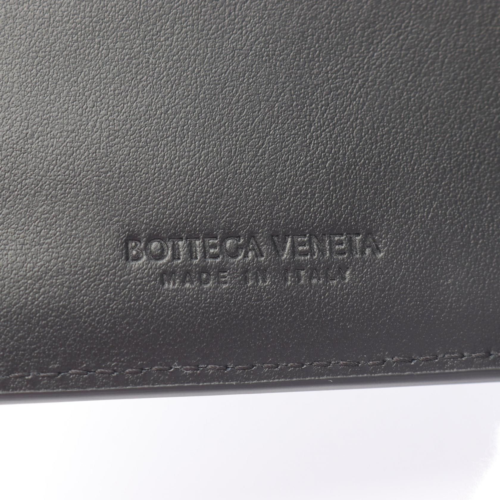 Bottega Veneta Bottega Veneta Cassette Wallet Leather Black Size ONE SIZE - 4 Thumbnail
