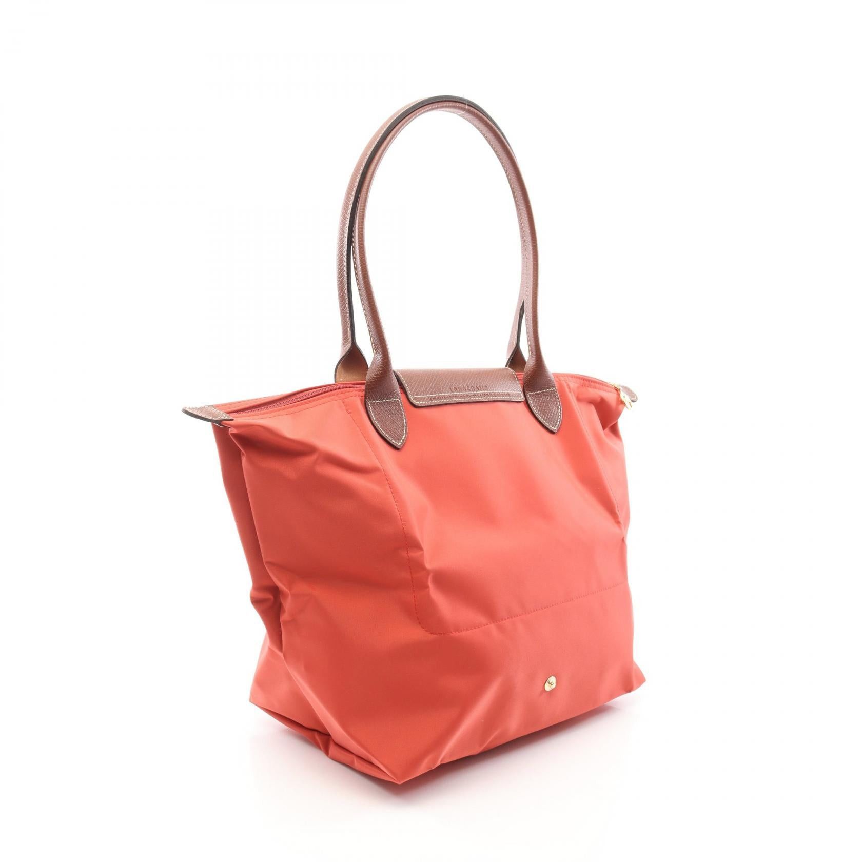 Longchamp Longchamp Le Preage Original L Handbag Tote Bag Nylon Leather Red Size ONE SIZE - 2 Thumbnail