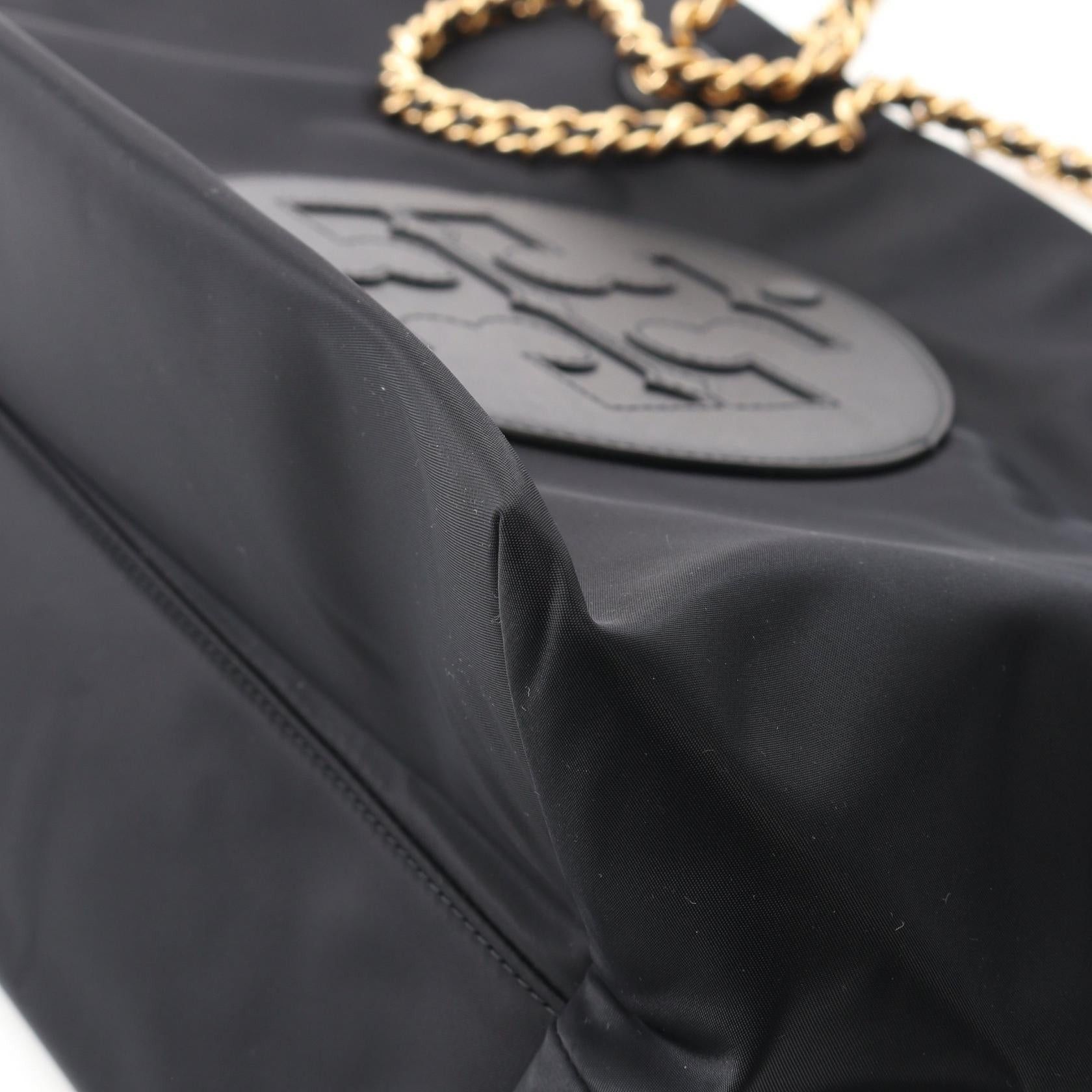 Tory Burch Tory Burch Ella Handbag Tote Bag Nylon Leather Black Size ONE SIZE - 5 Thumbnail