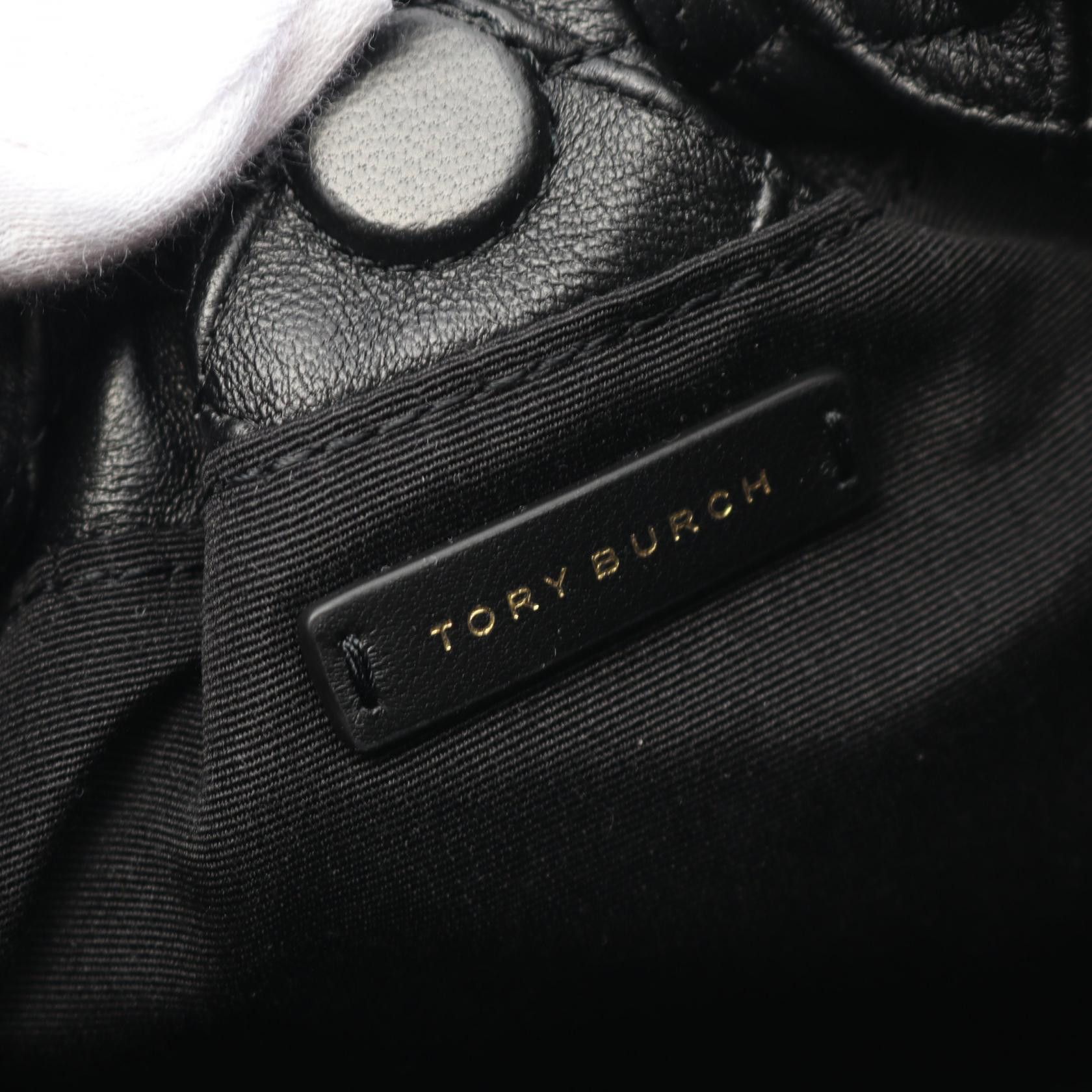 Tory Burch Tory Burch Fleming Mini Shoulder Bag Leather Black Size ONE SIZE - 4 Thumbnail