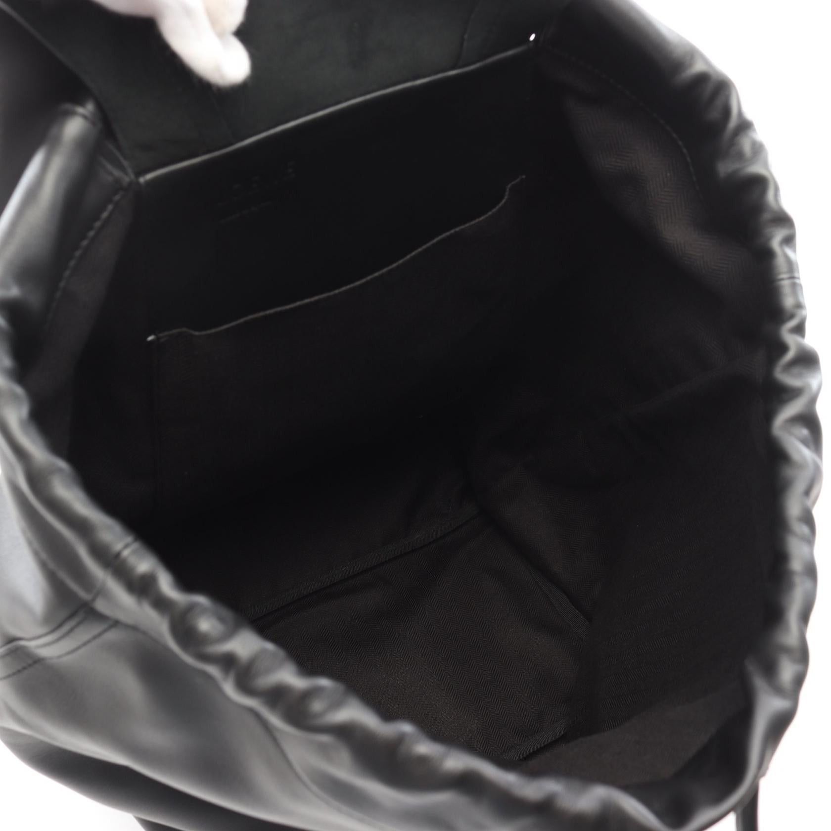 Loewe Loewe Flamenco Backpack Rucksack Leather Black Size ONE SIZE - 3 Thumbnail