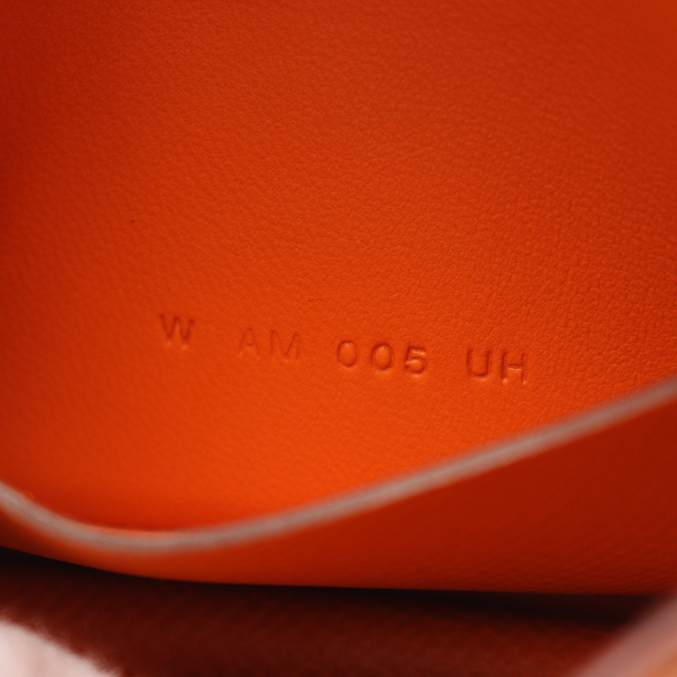 Hermes Hermes Constance Slim Bi-Fold Wallet Veau Epsom Orange Silver Hardware Double Engraved Size ONE SIZE - 5 Thumbnail