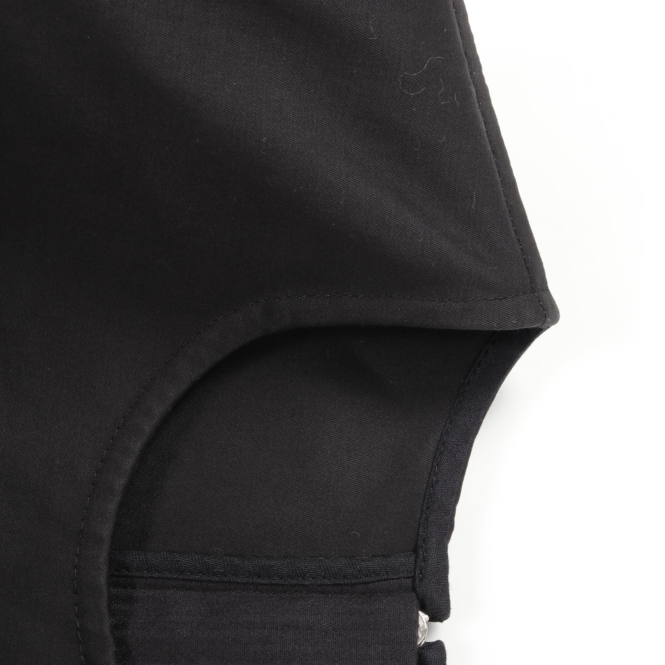 Hermes Hermes Serie Button One Piece No Sleeve Cotton Black Size ONE SIZE - 8 Thumbnail