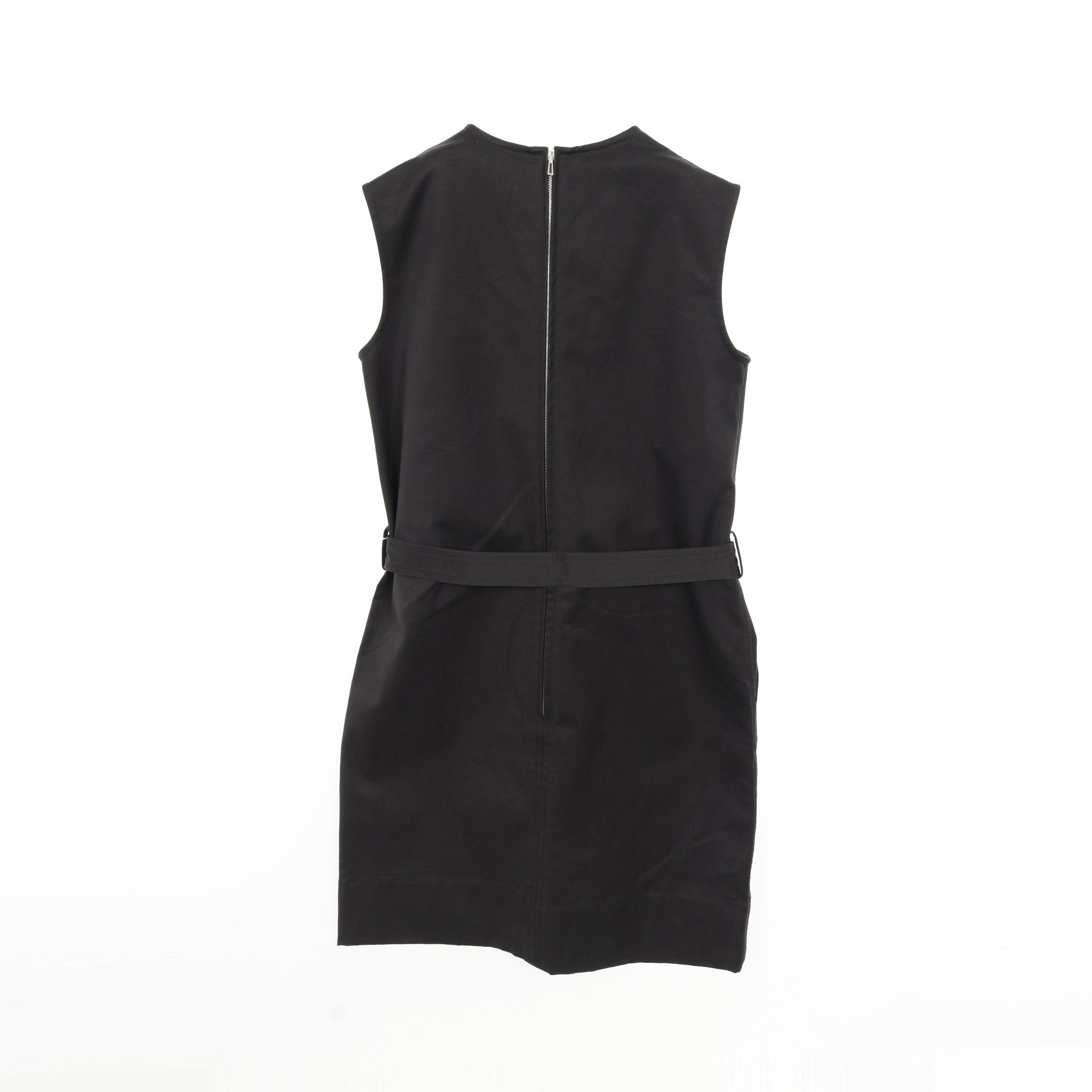 Hermes Hermes Serie Button One Piece No Sleeve Cotton Black Size ONE SIZE - 2 Thumbnail