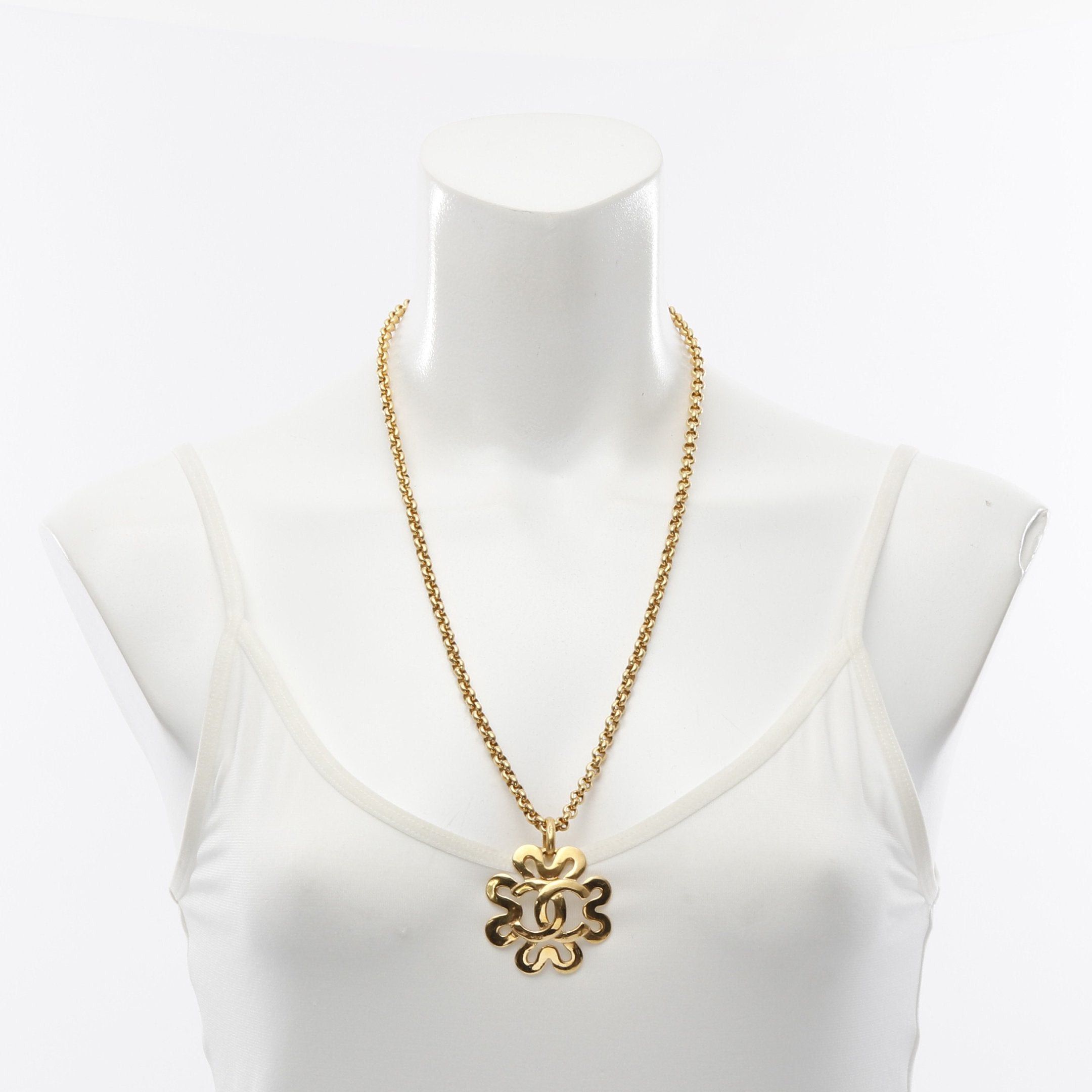Chanel Chanel Coco Mark Necklace Gp Gold 95P Size ONE SIZE - 6 Thumbnail
