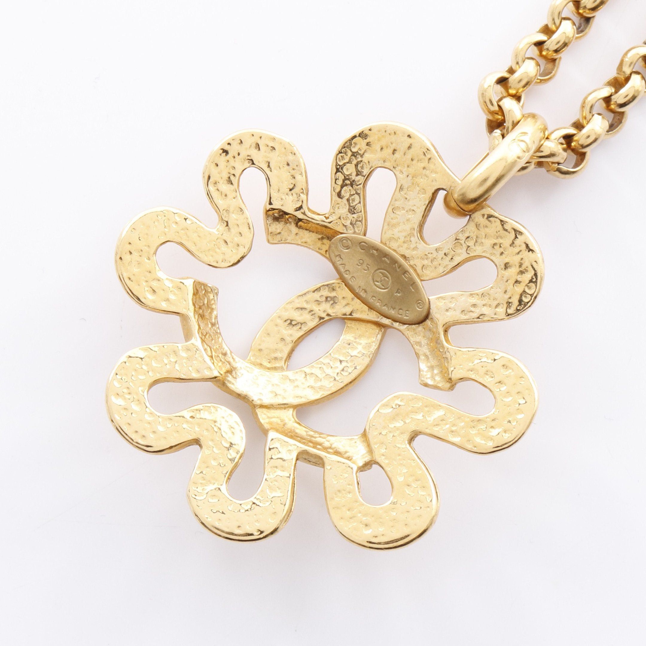 Chanel Chanel Coco Mark Necklace Gp Gold 95P Size ONE SIZE - 2 Thumbnail