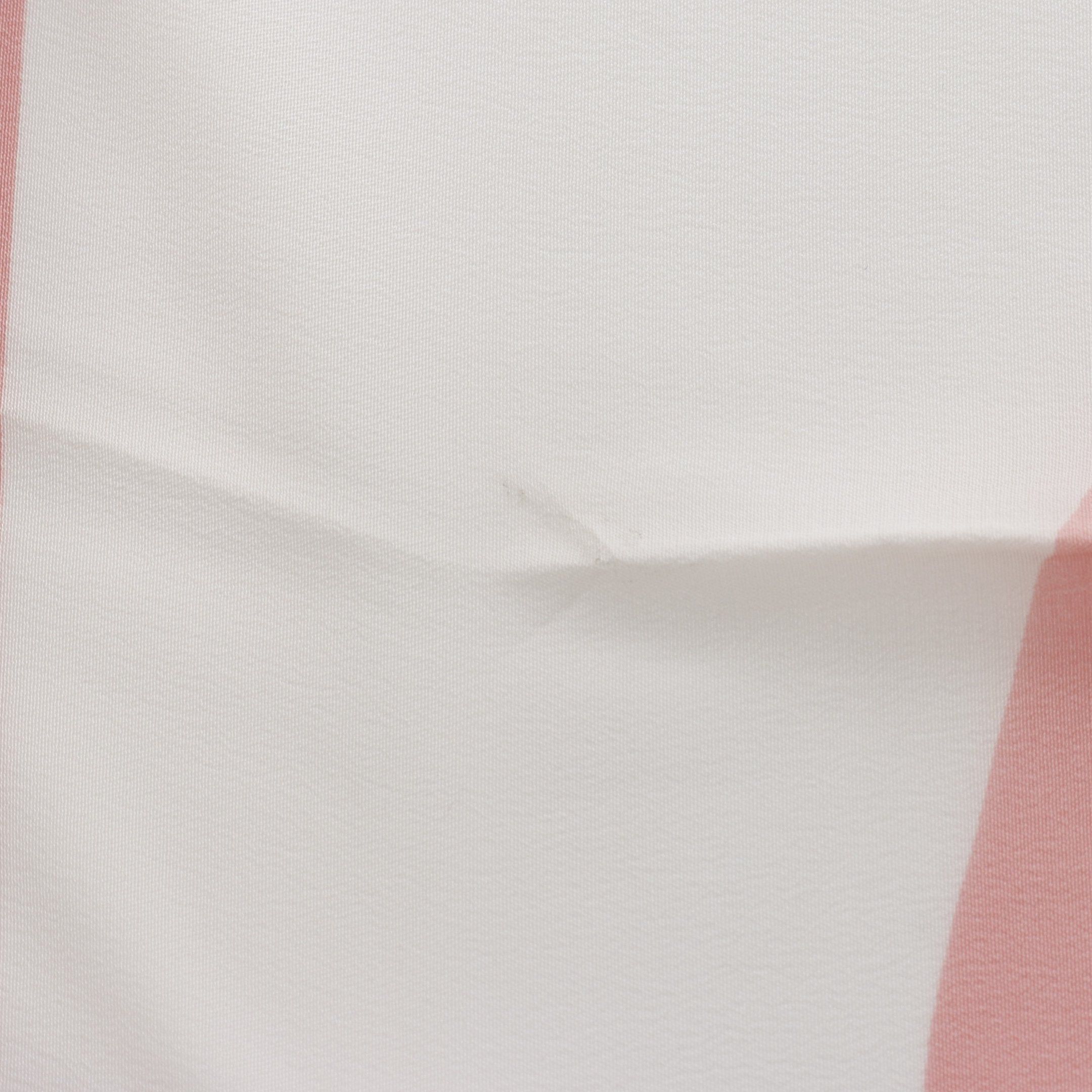 Chanel Chanel Scarf Silk White Pink Size ONE SIZE - 5 Thumbnail