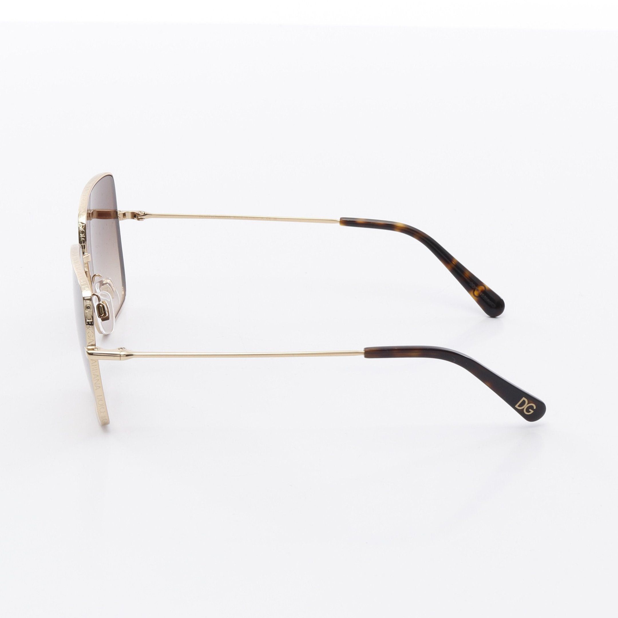 Dolce & Gabbana Dolce Gabbana Sunglasses Gp Brown Gold Size ONE SIZE - 3 Thumbnail