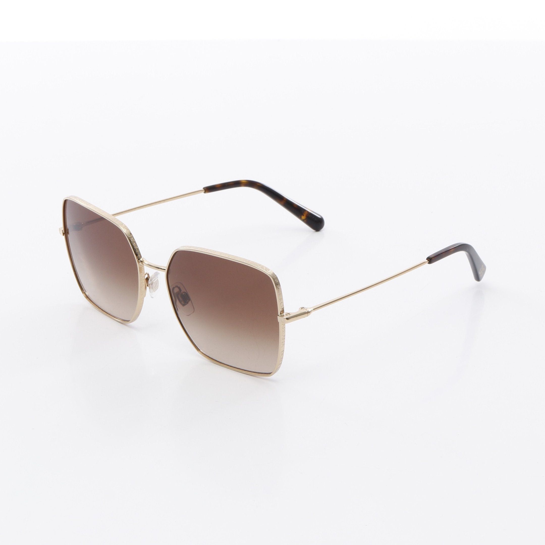 Dolce & Gabbana Dolce Gabbana Sunglasses Gp Brown Gold Size ONE SIZE - 2 Thumbnail