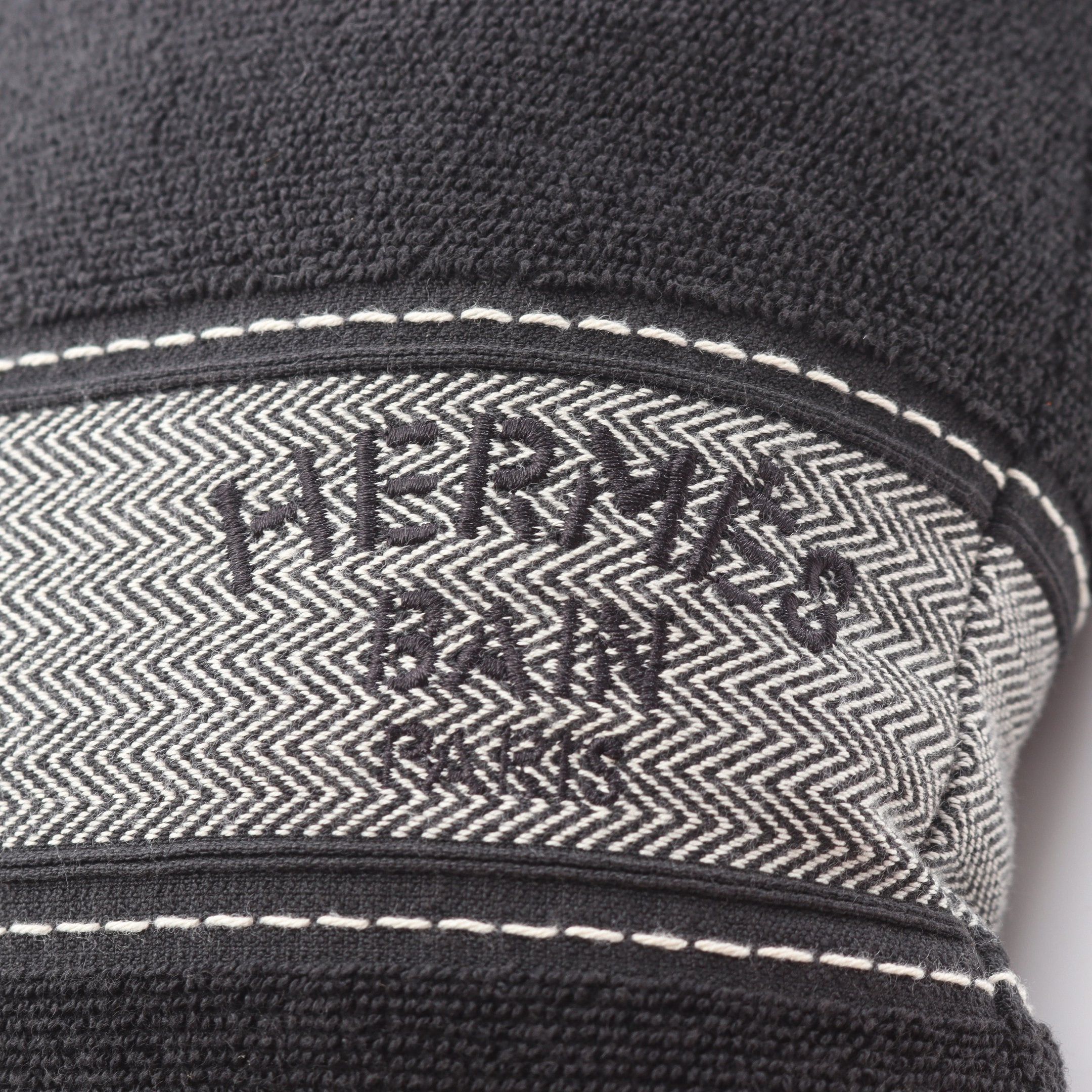 Hermes Hermes Yachting Beach Cushion Interior Cotton Black Size ONE SIZE - 3 Thumbnail