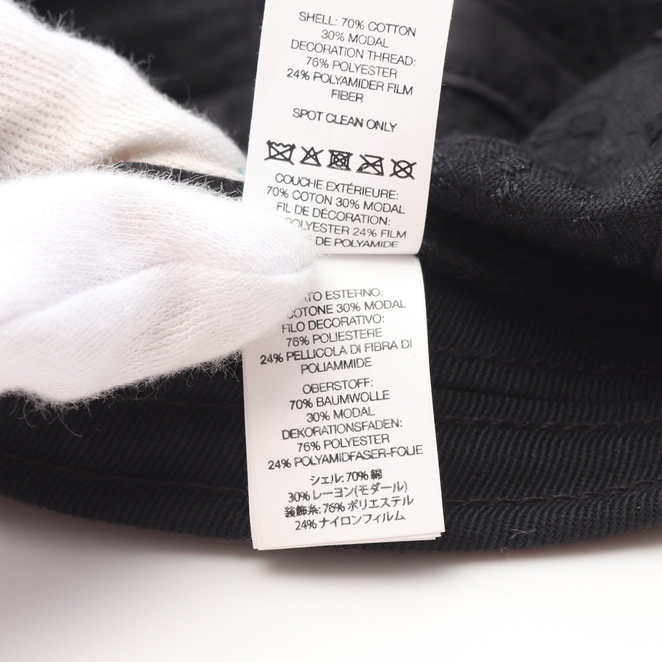 Supreme Supreme Velvet Paisley Camp Cap Cotton Black Size ONE SIZE - 5 Thumbnail