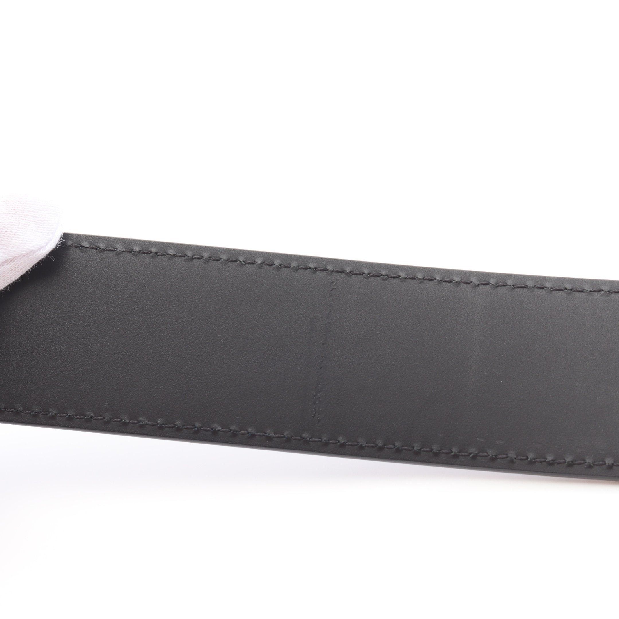 Louis Vuitton Louis Vuitton Ceinture Lv Initial Damier Graphite Belt Black Size ONE SIZE - 7 Thumbnail