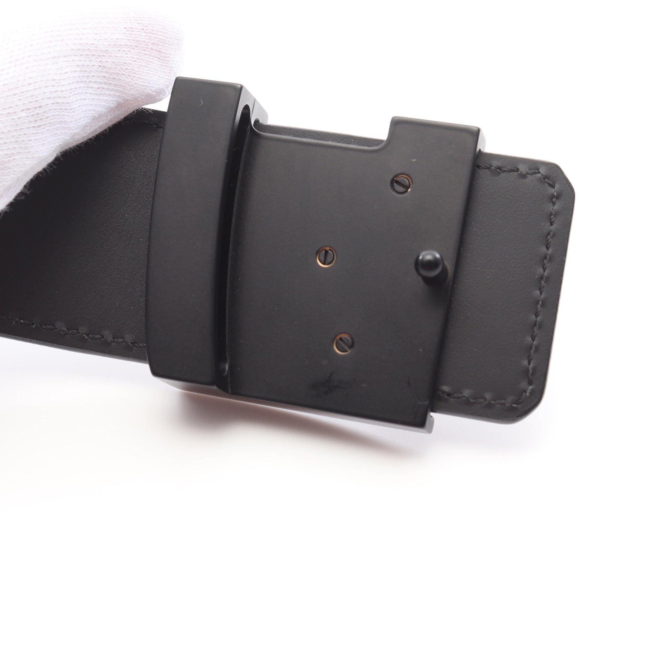 Louis Vuitton Louis Vuitton Ceinture Lv Initial Damier Graphite Belt Black Size ONE SIZE - 6 Thumbnail