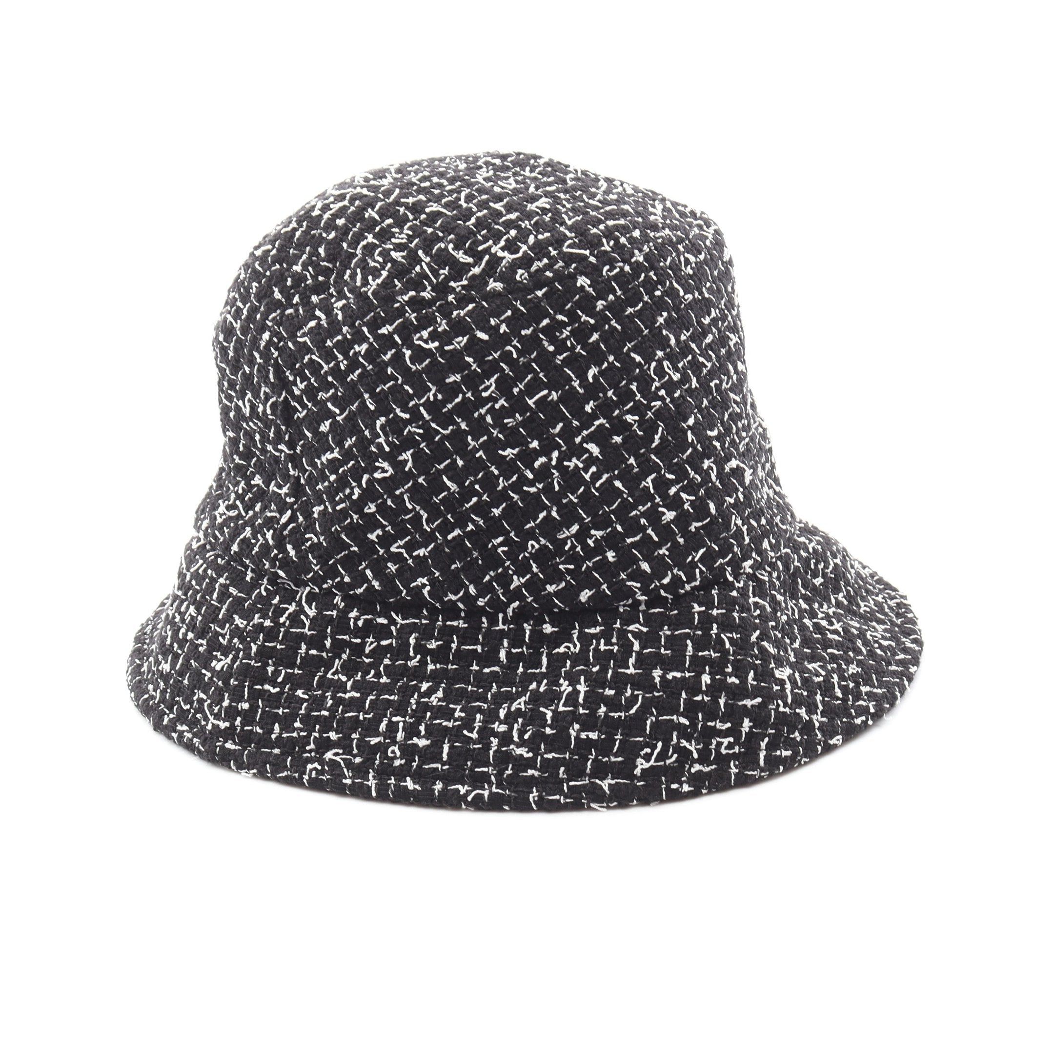 Chanel Chanel Bucket Hat Cotton Black White Size ONE SIZE - 2 Thumbnail