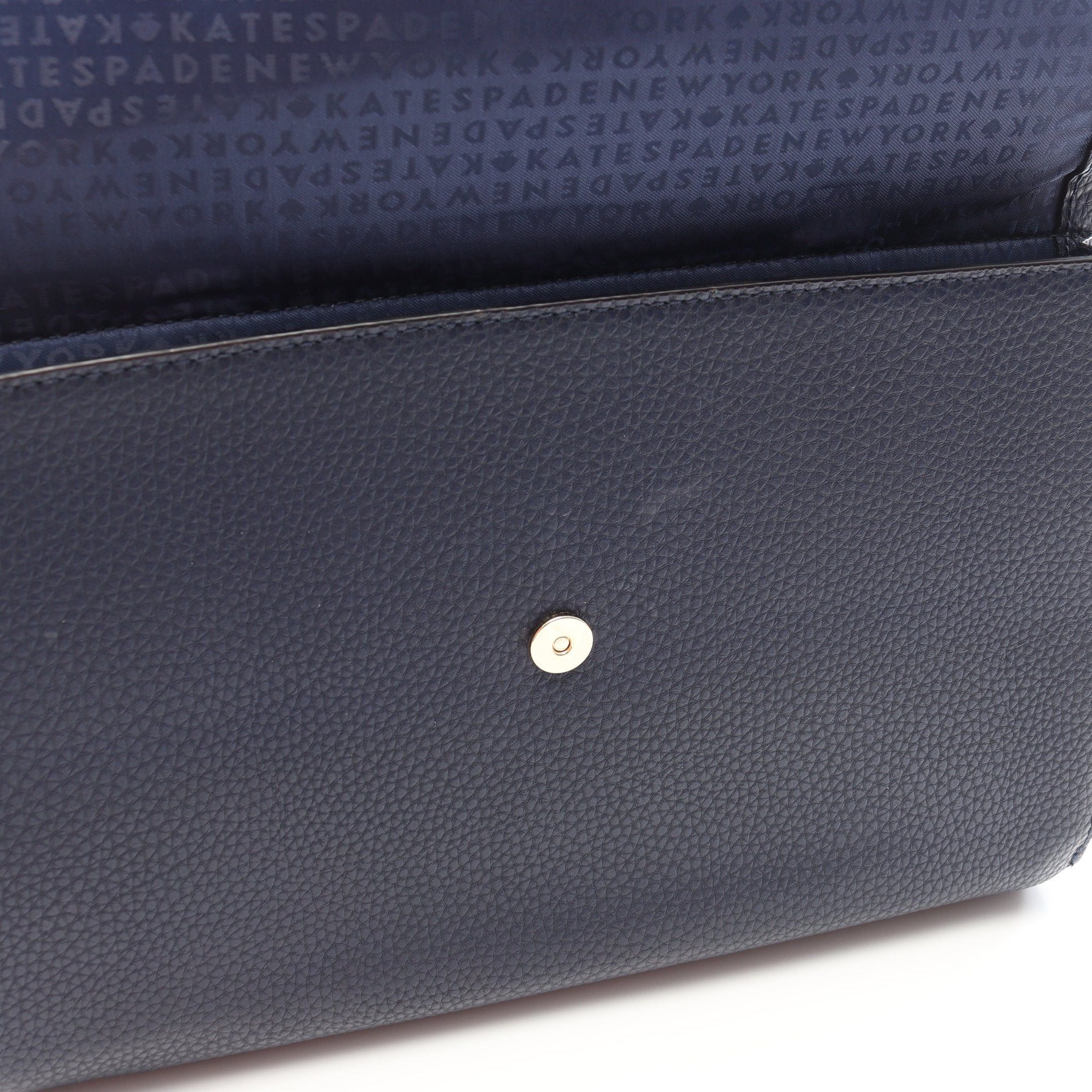 Kate Spade Kate Spade Chantal Bridge Place Handbag Leather Navy Size ONE SIZE - 5 Thumbnail