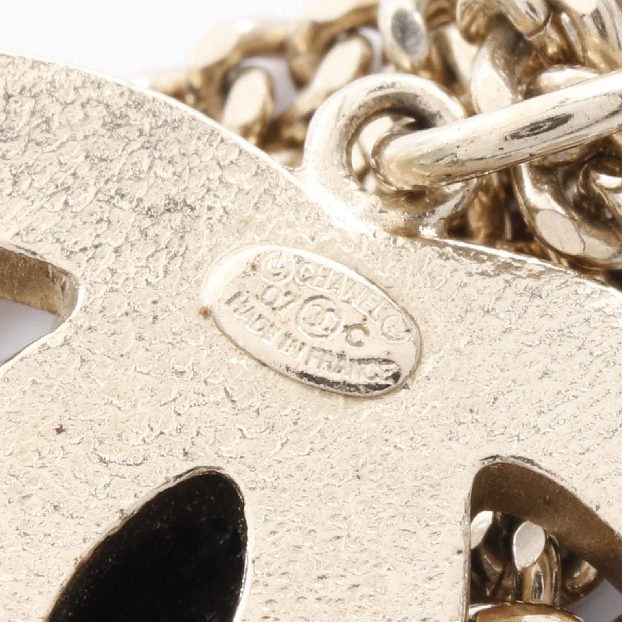 Chanel Chanel Coco Mark Ribbon Necklace Gp Gold 07C Size ONE SIZE - 5 Thumbnail