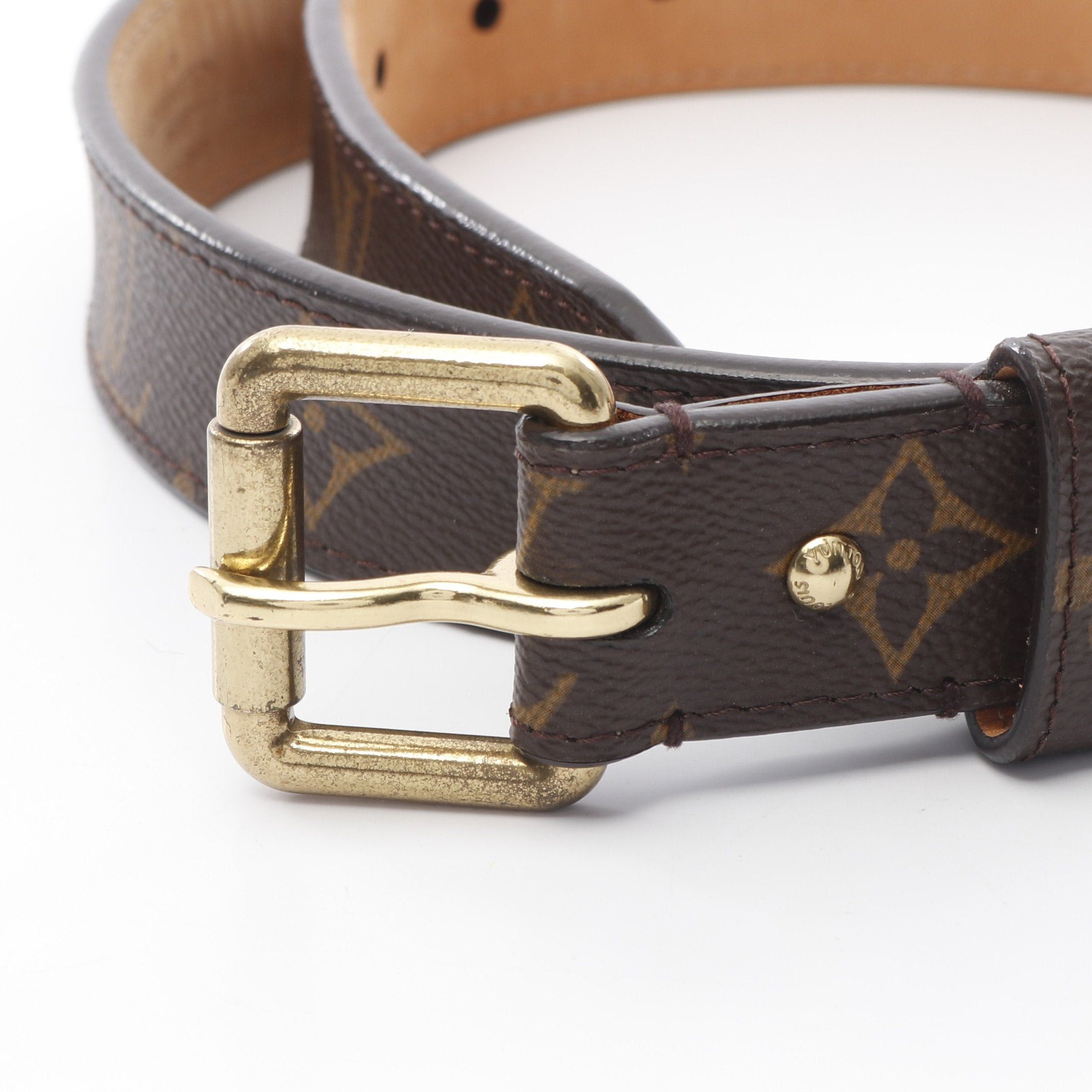 Louis Vuitton Louis Vuitton Ceinture Belt Brown Size ONE SIZE - 2 Thumbnail