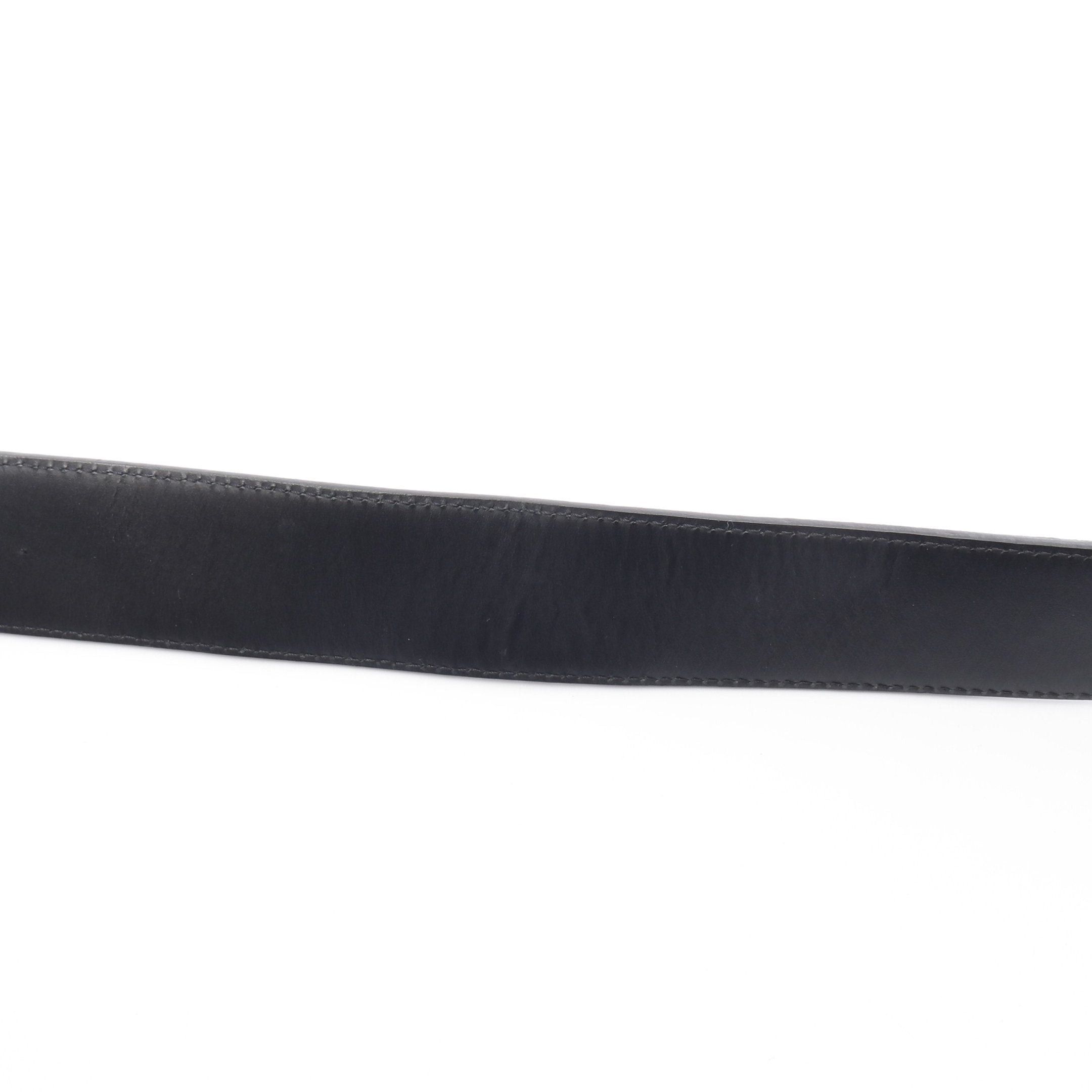 Louis Vuitton Louis Vuitton Ceinture Lv Initial 40Mm Monogram Belt Leather Brown Black Size ONE SIZE - 6 Thumbnail