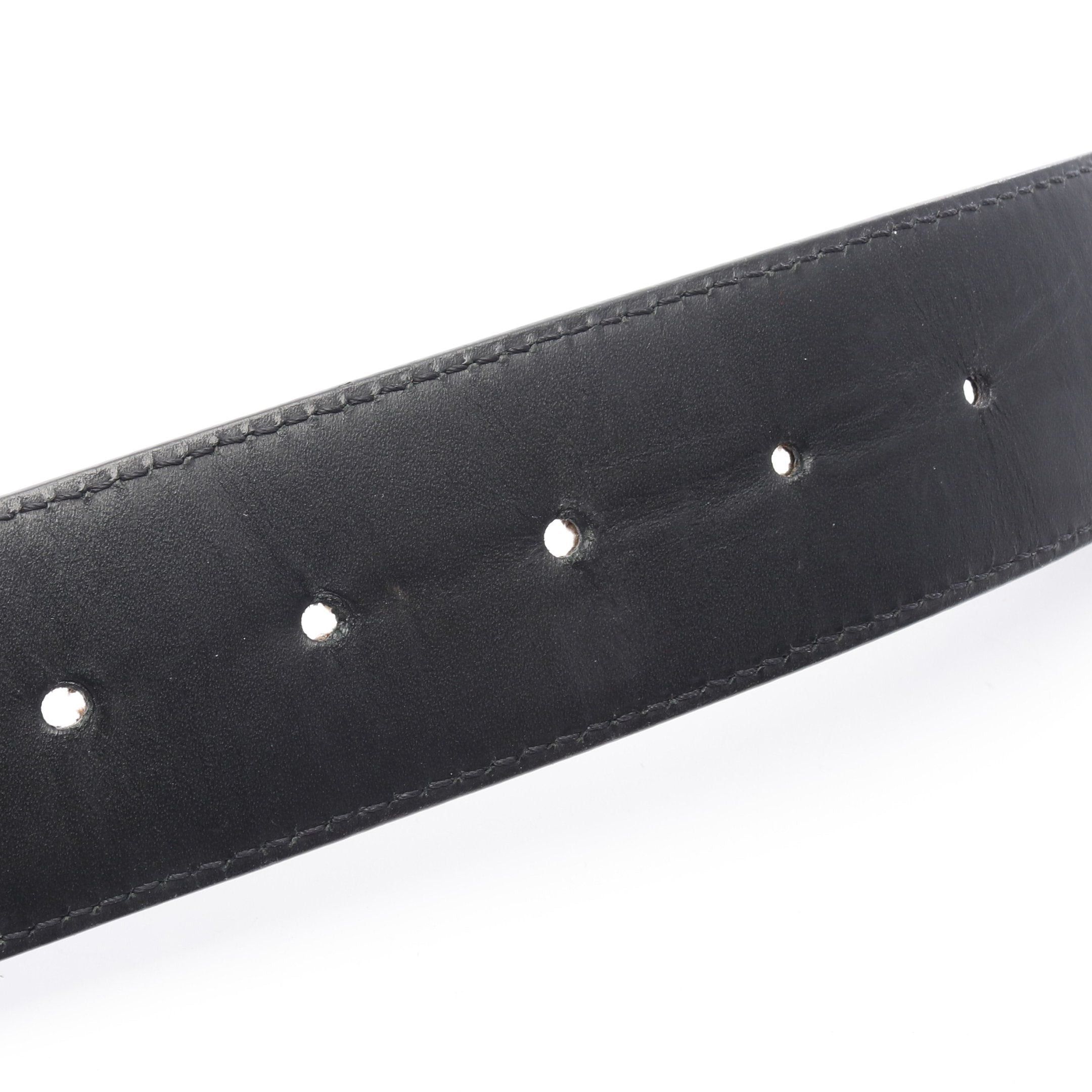 Louis Vuitton Louis Vuitton Ceinture Lv Initial 40Mm Monogram Belt Leather Brown Black Size ONE SIZE - 7 Thumbnail