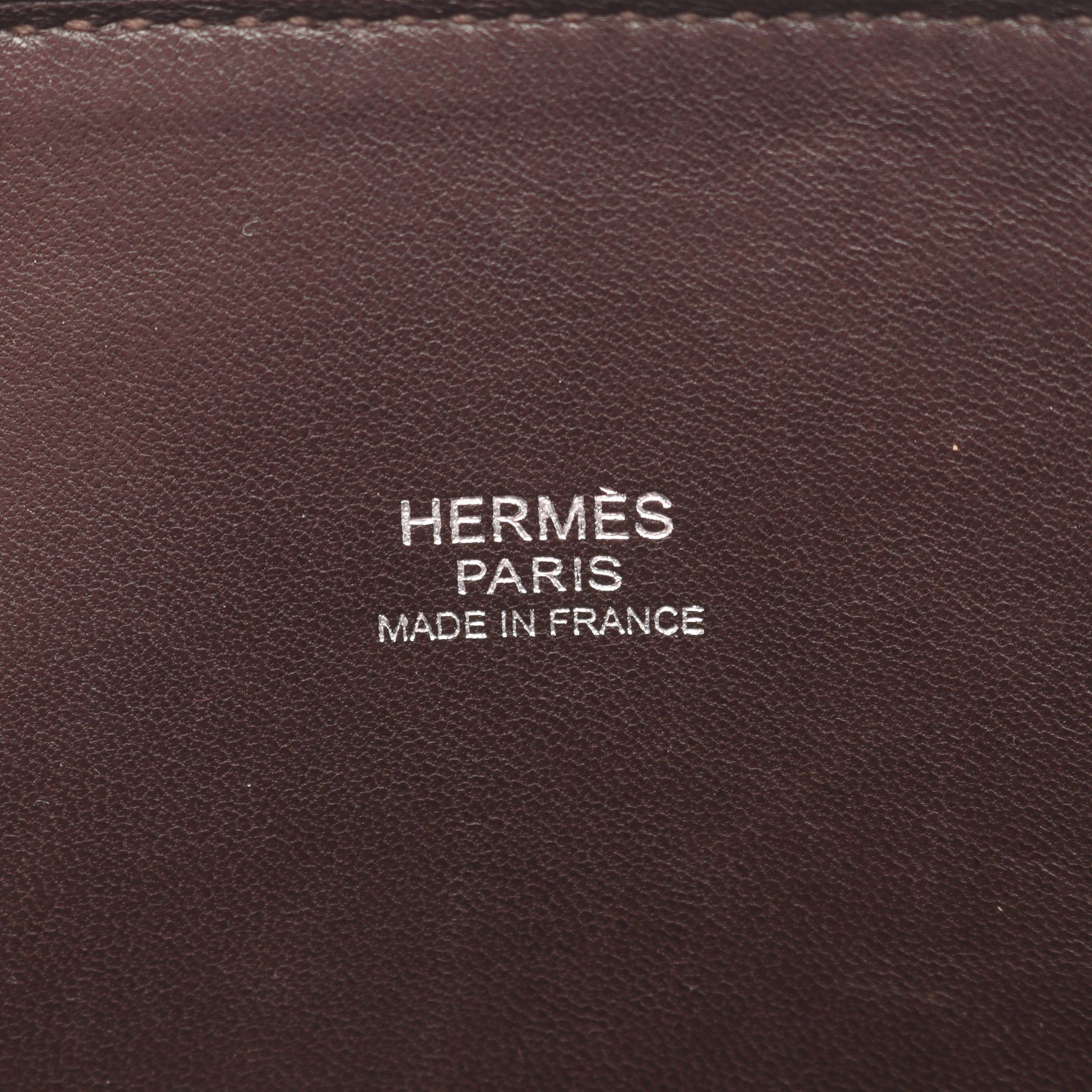 Hermes Hermes Bolide 35 Handbag Togo Dark Brown Silver Hardware □L Stamp Size ONE SIZE - 4 Thumbnail