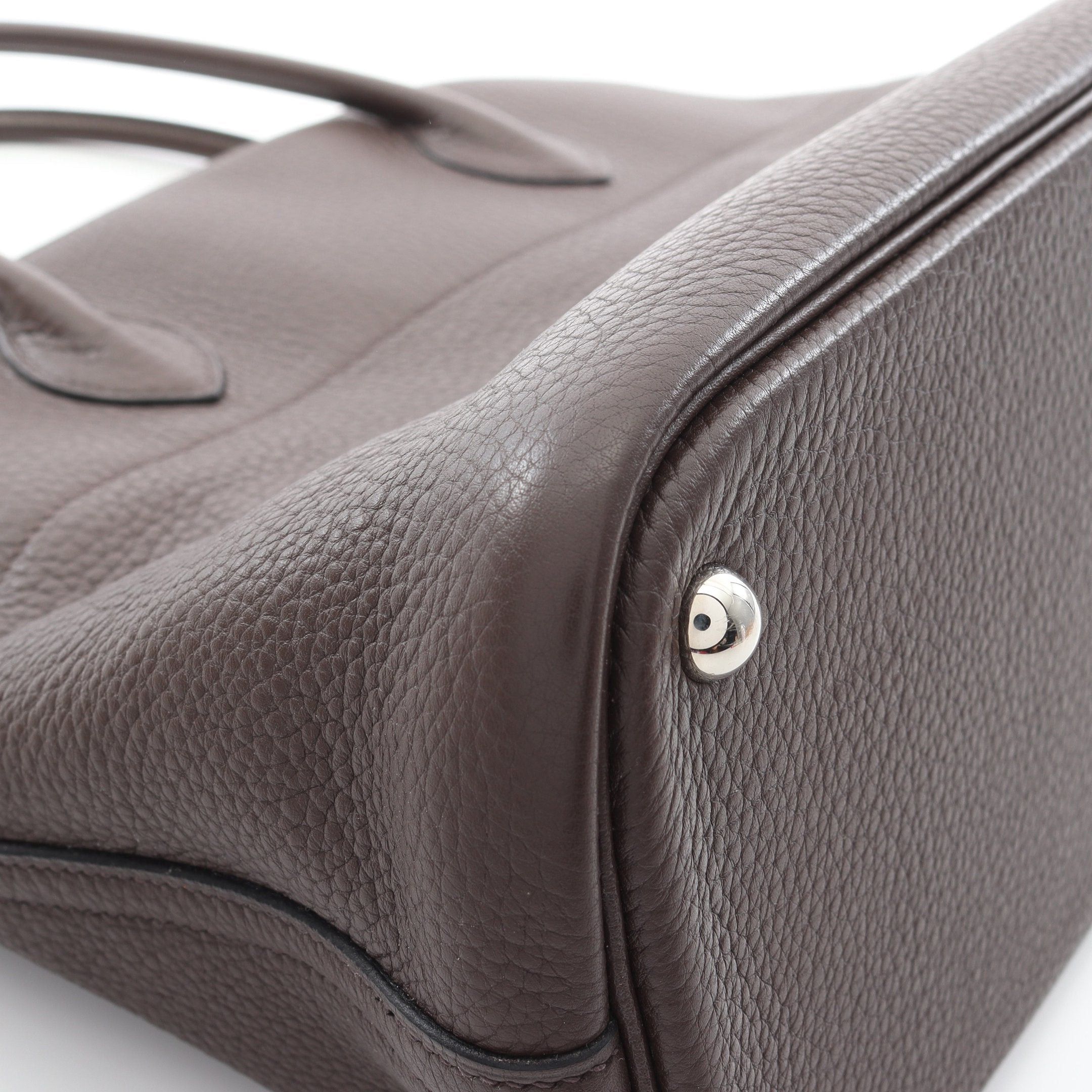 Hermes Hermes Bolide 35 Handbag Togo Dark Brown Silver Hardware □L Stamp Size ONE SIZE - 6 Thumbnail