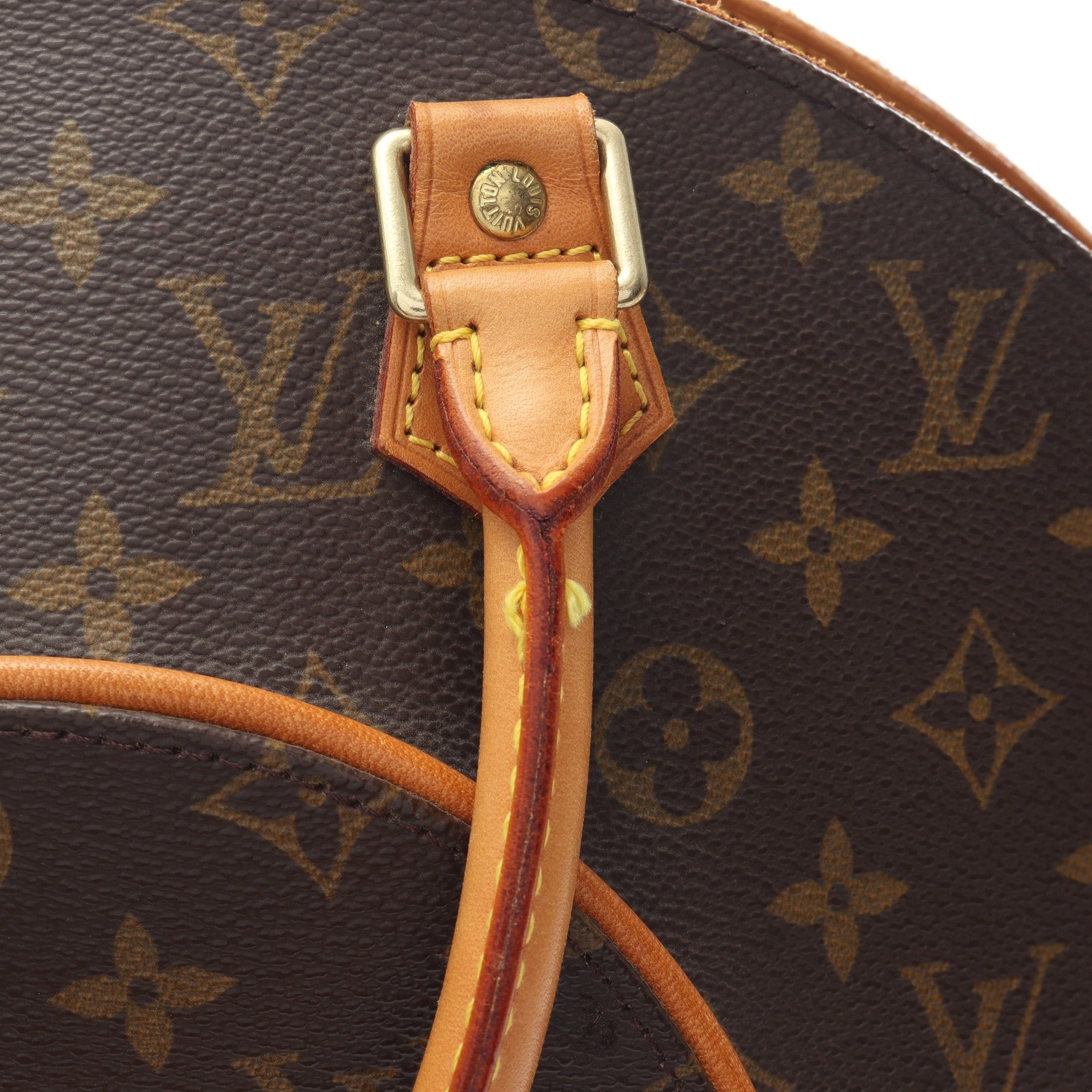 Louis Vuitton Louis Vuitton Ellipse Mm Monogram Handbag Leather Brown Size ONE SIZE - 11 Thumbnail