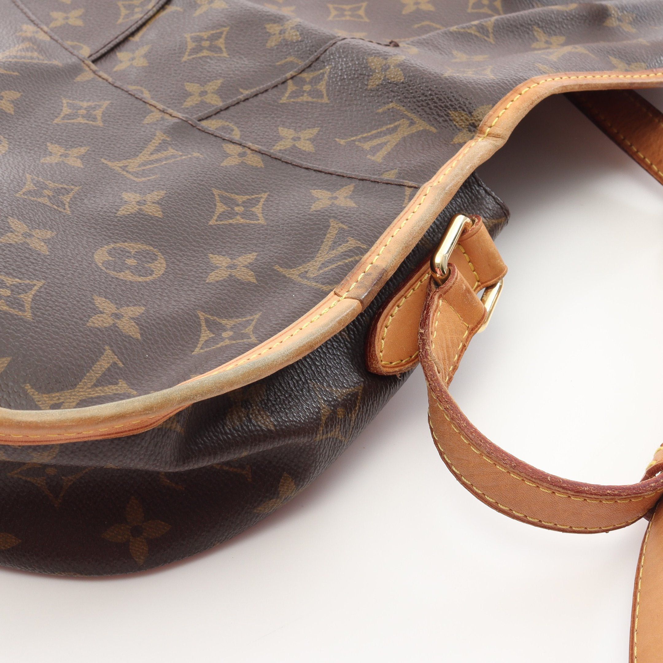 Louis Vuitton Louis Vuitton Menilmontant Pm Monogram Shoulder Bag Leather Brown Size ONE SIZE - 9 Thumbnail