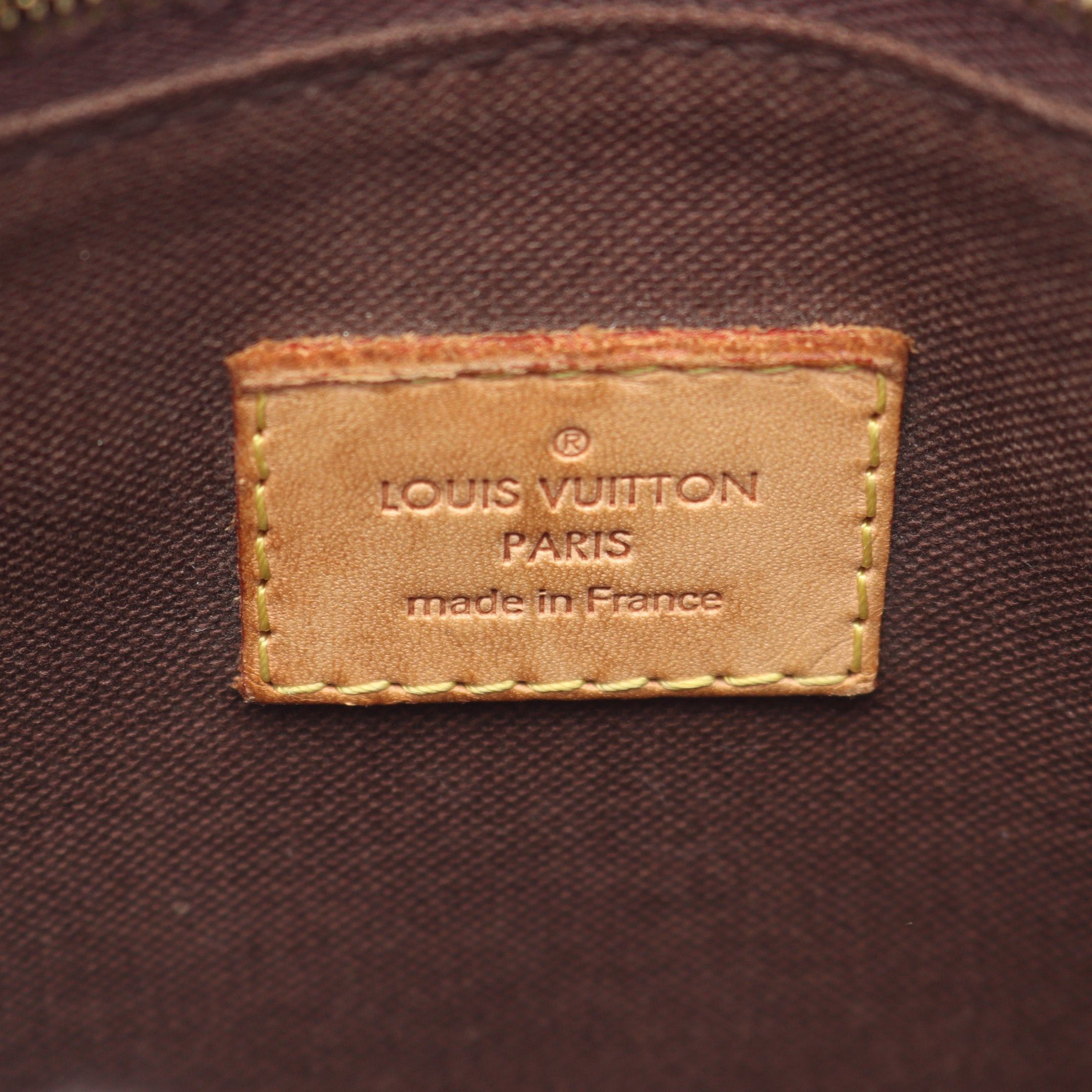 Louis Vuitton Louis Vuitton Menilmontant Pm Monogram Shoulder Bag Leather Brown Size ONE SIZE - 4 Thumbnail