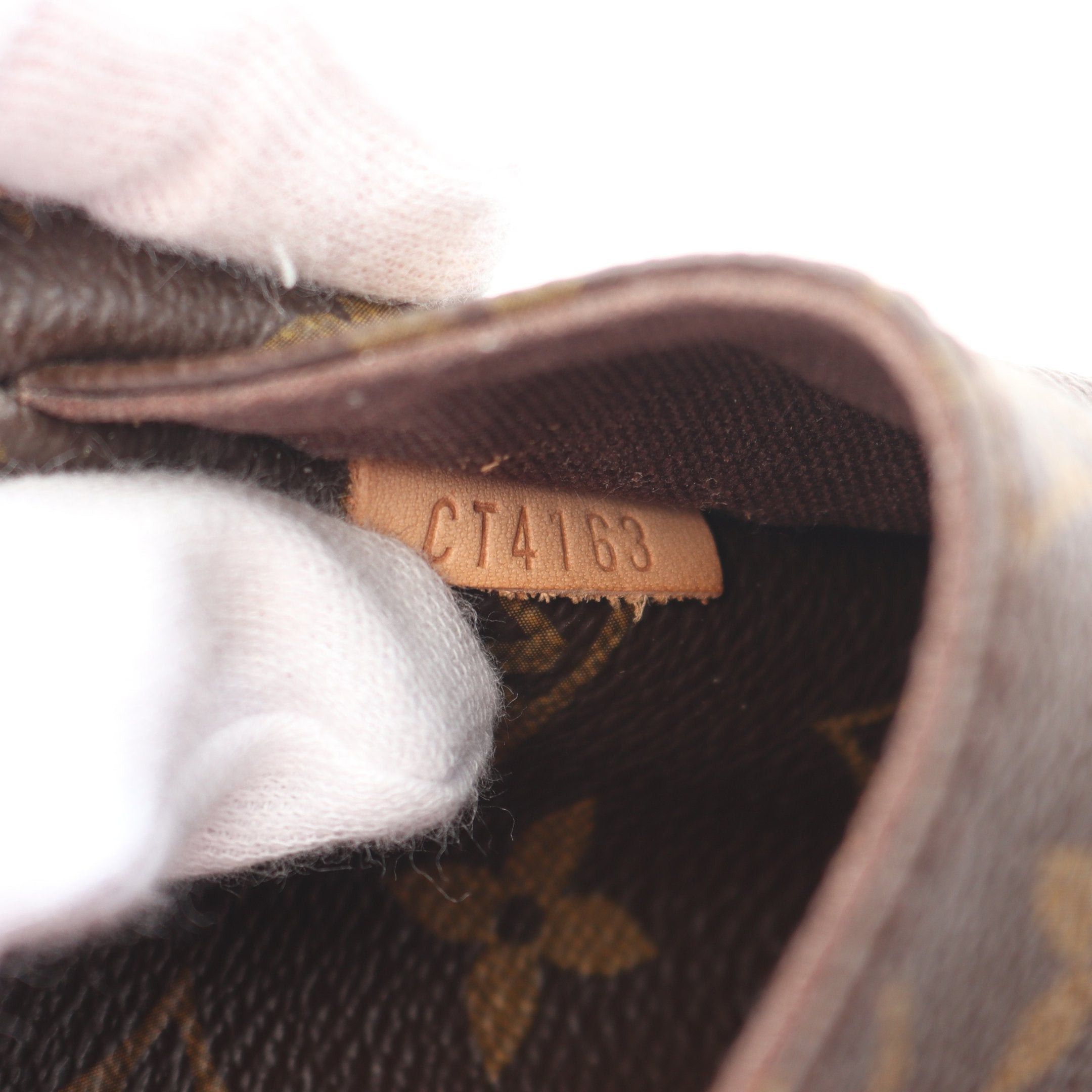 Louis Vuitton Louis Vuitton Menilmontant Pm Monogram Shoulder Bag Leather Brown Size ONE SIZE - 5 Thumbnail