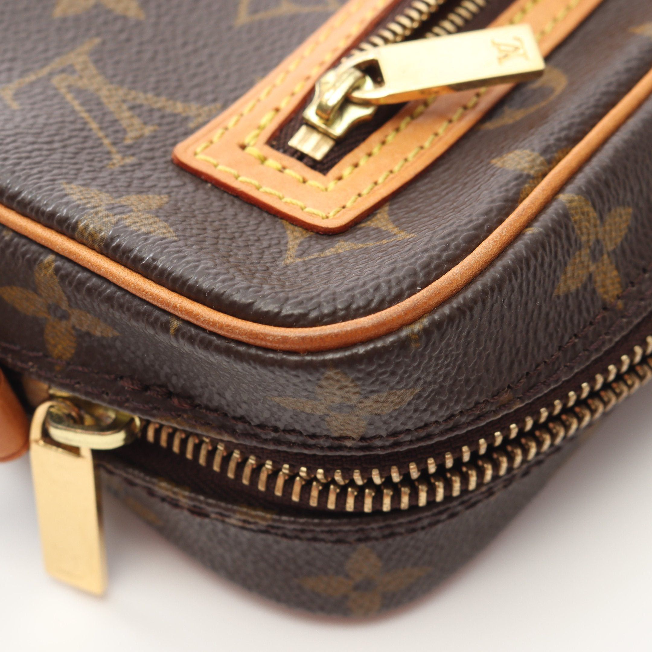 Louis Vuitton Louis Vuitton Pochette Cite Monogram Shoulder Bag Leather Brown Size ONE SIZE - 7 Thumbnail