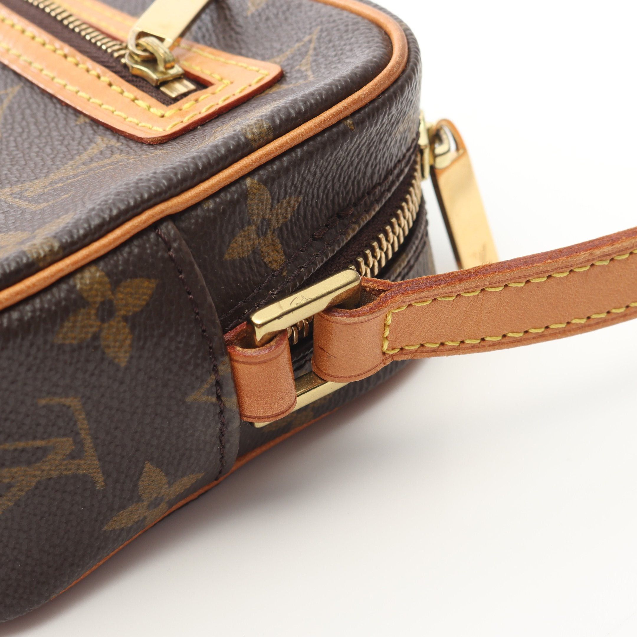 Louis Vuitton Louis Vuitton Pochette Cite Monogram Shoulder Bag Leather Brown Size ONE SIZE - 9 Thumbnail