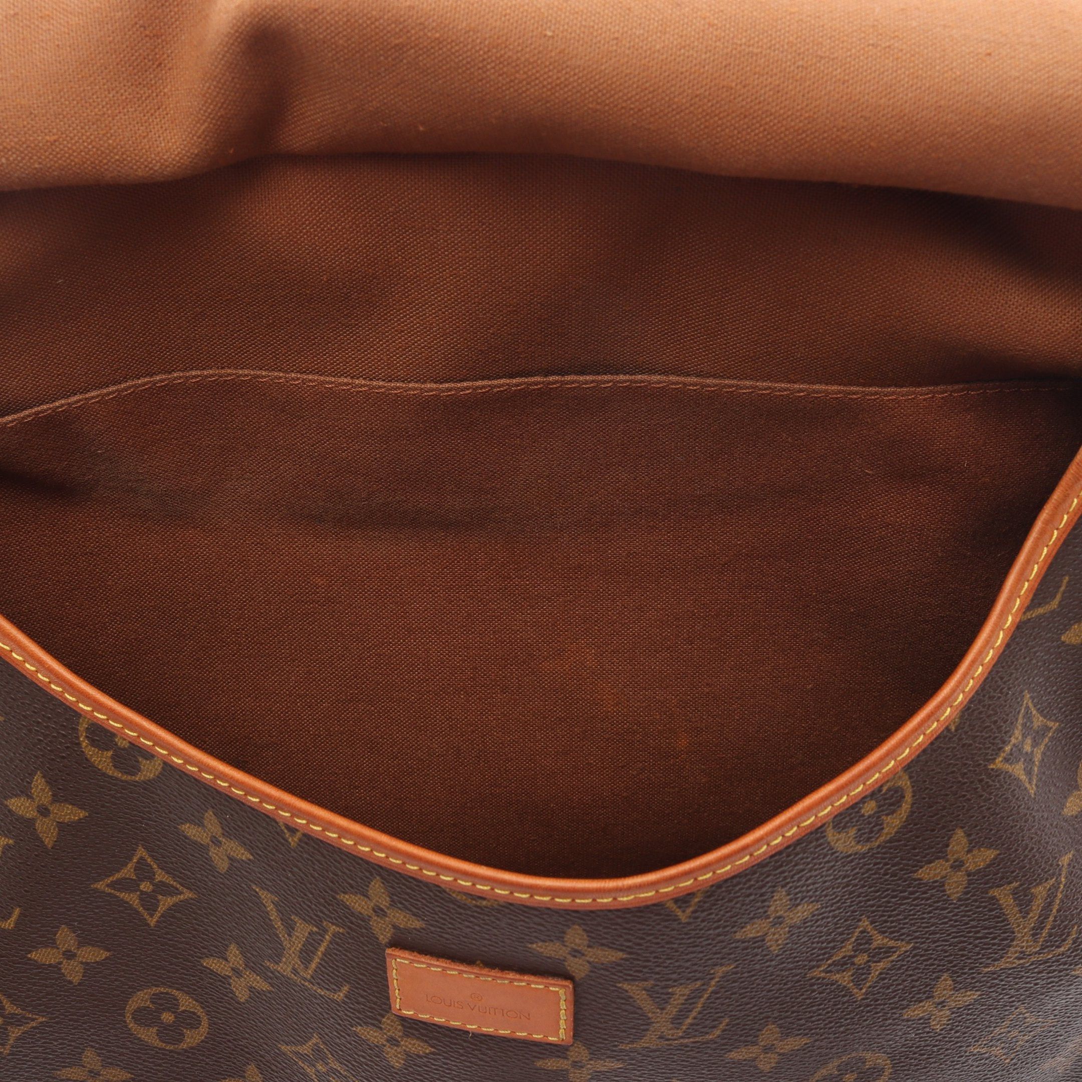 Louis Vuitton Louis Vuitton Saumur 35 Monogram Shoulder Bag Leather Brown Size ONE SIZE - 9 Thumbnail